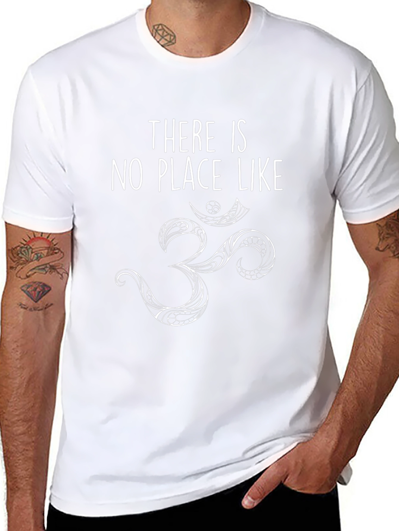 There is No Place Like Om T-Shirt - Black