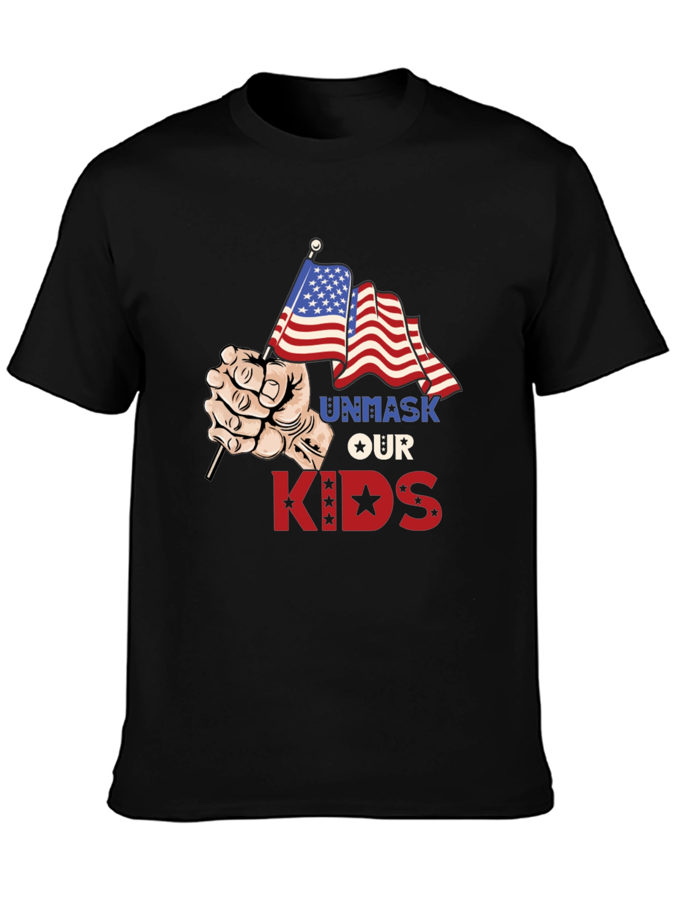 Unmask Our Kids Patriotic T-Shirt
