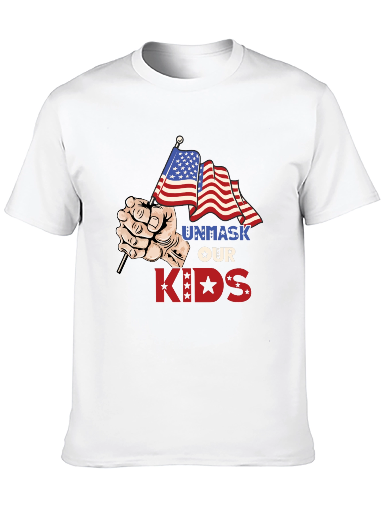 Unmask Our Kids Patriotic T-Shirt
