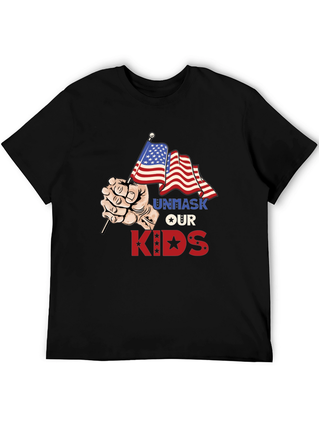 Unmask Our Kids Patriotic T-Shirt