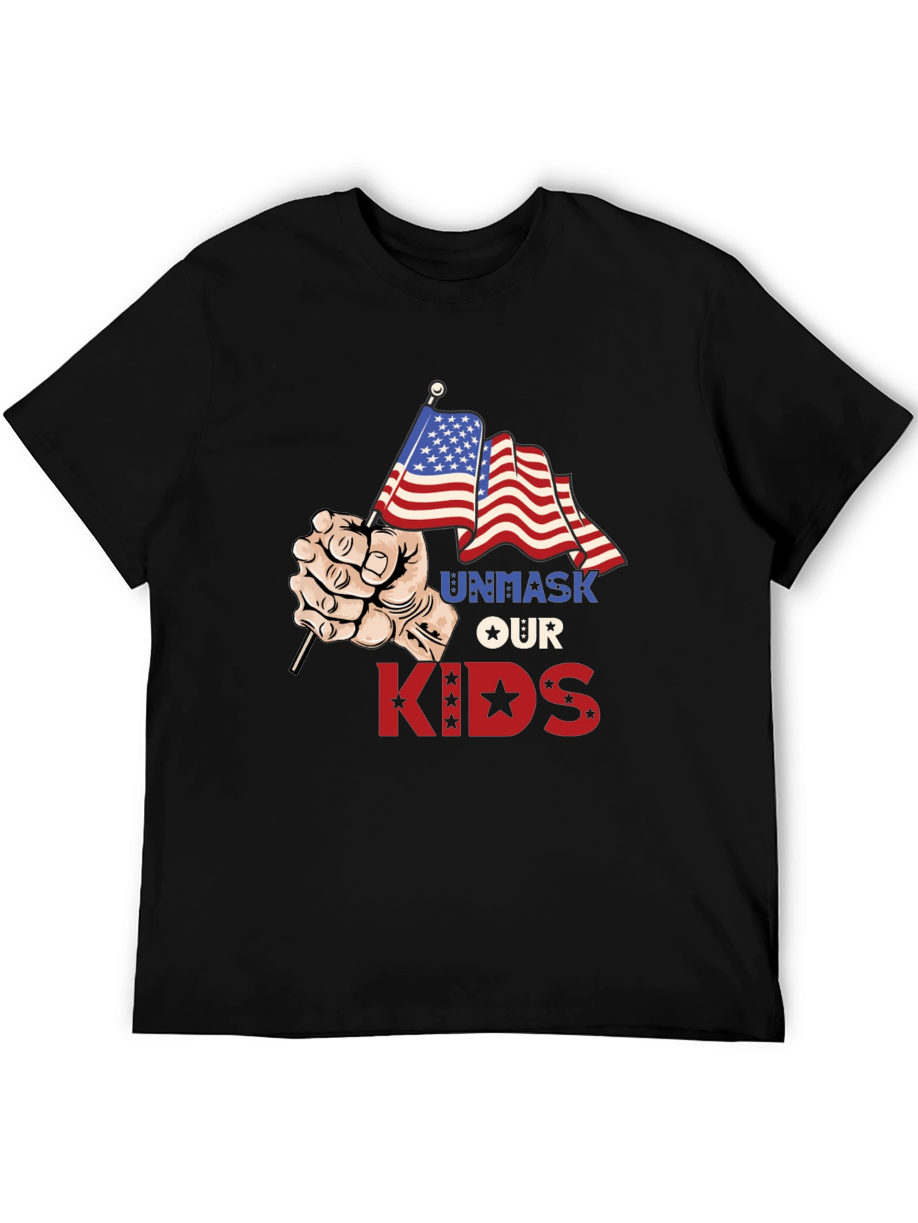 Unmask Our Kids Patriotic T-Shirt