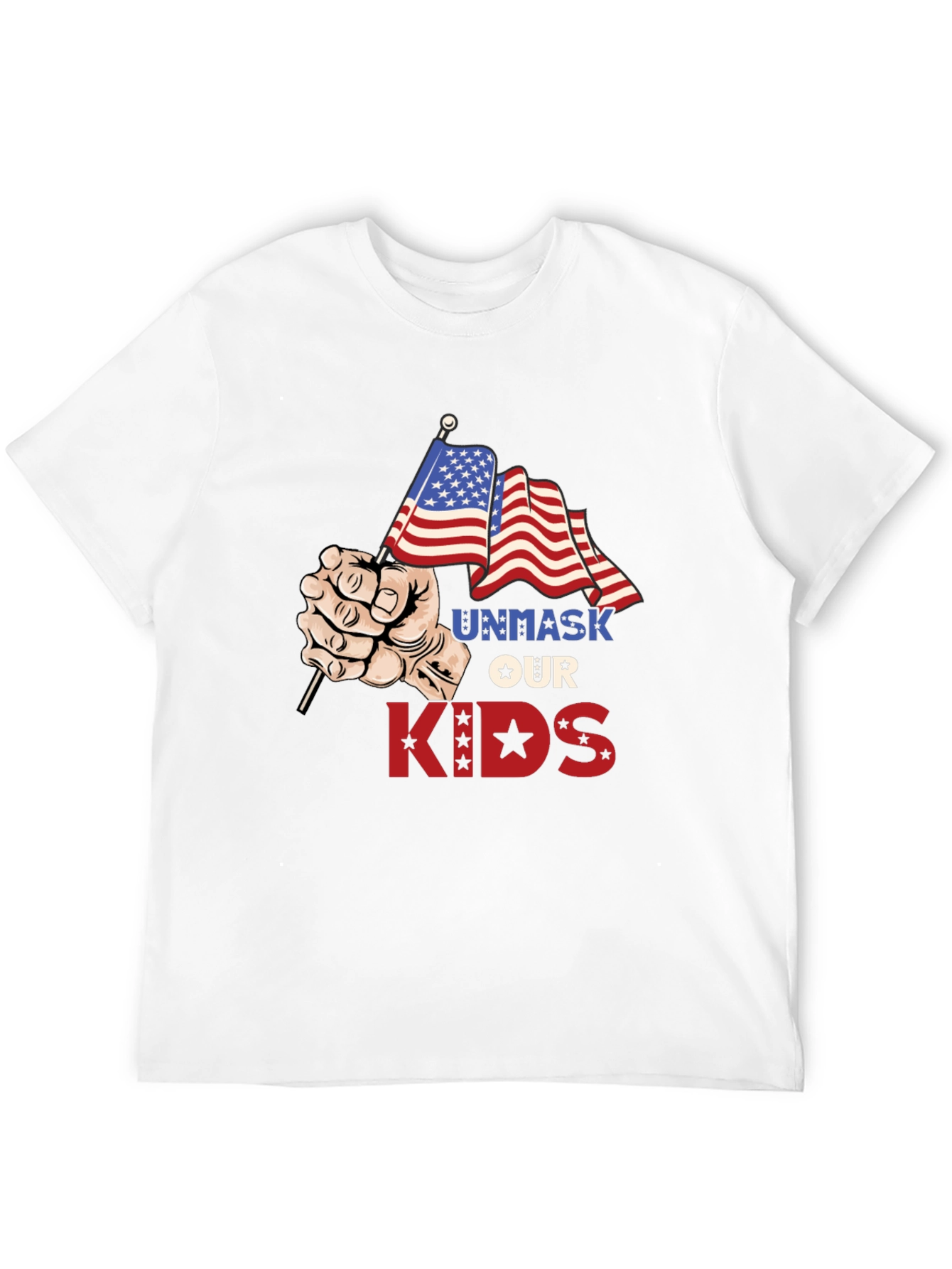 Unmask Our Kids Patriotic T-Shirt