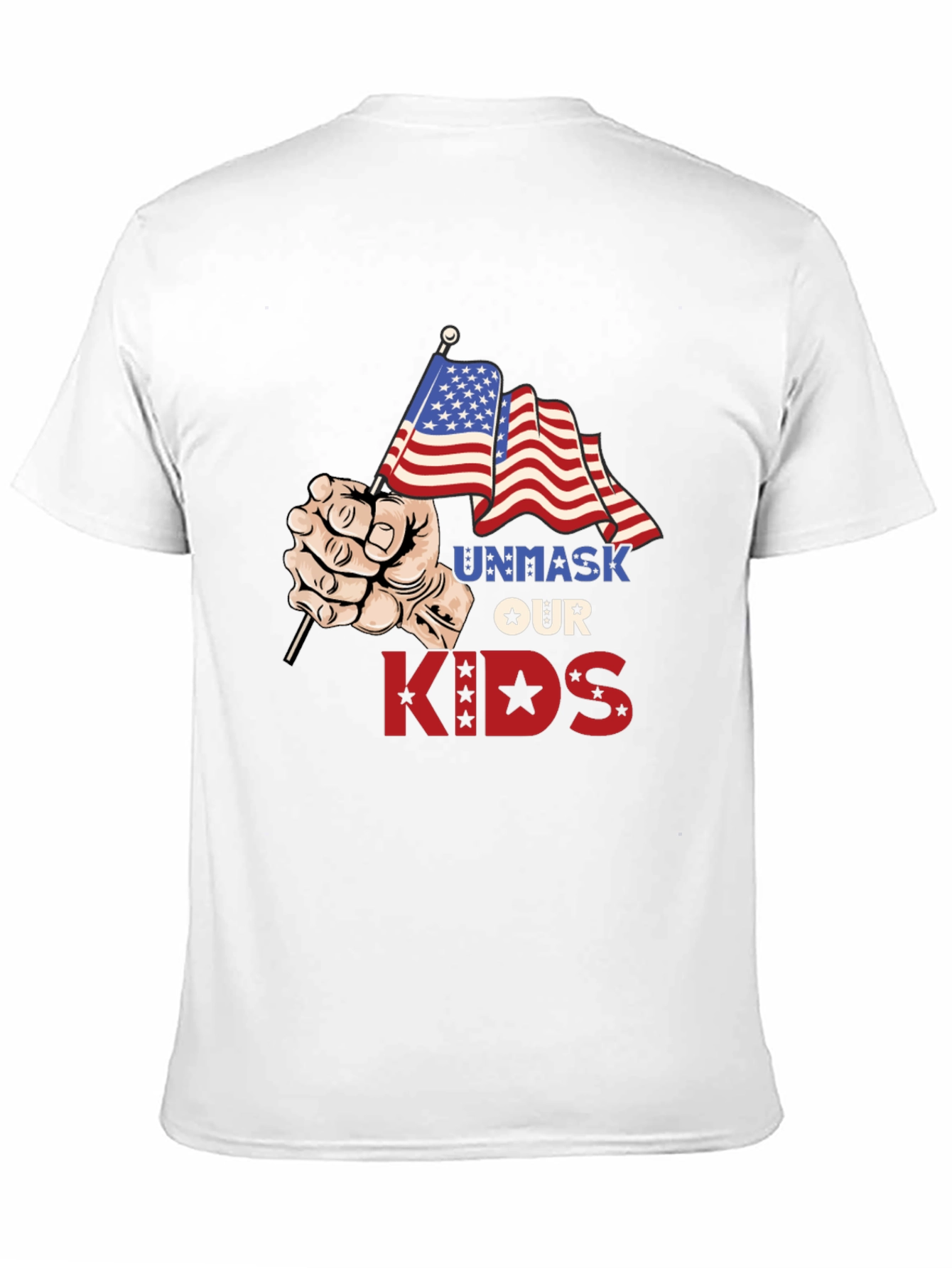 Unmask Our Kids Patriotic T-Shirt