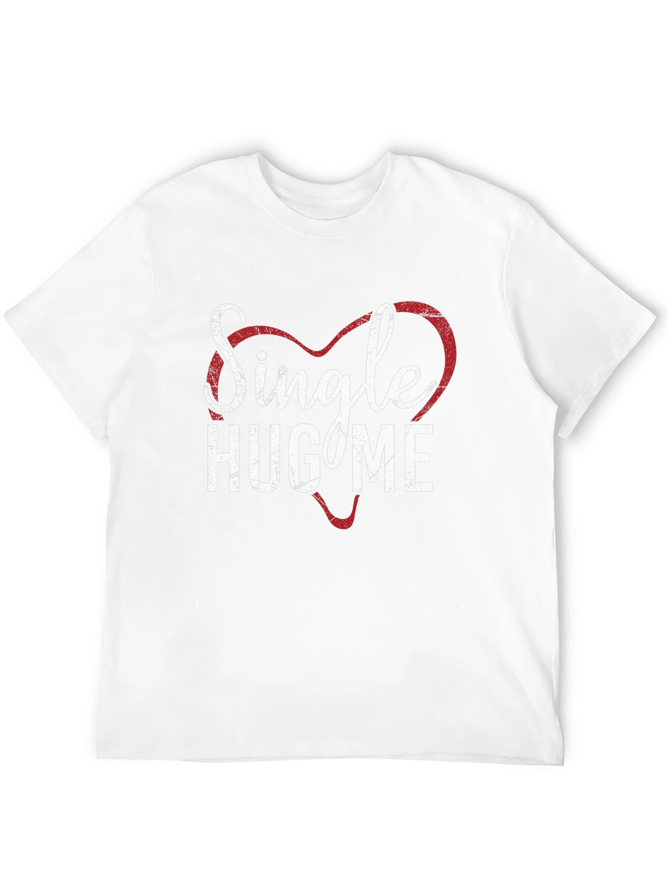 Single Hug Me Heart Graphic Tee