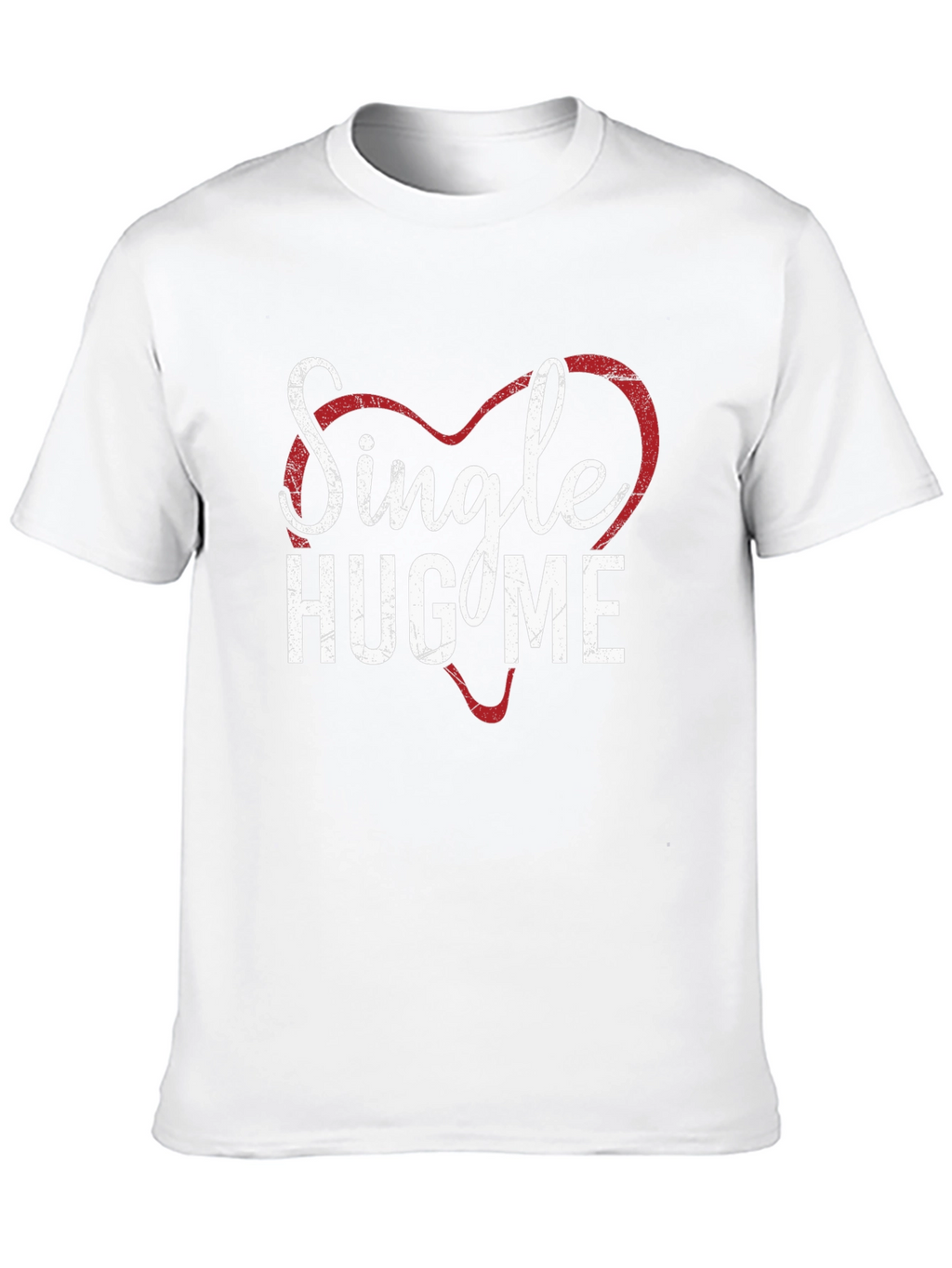 Single Hug Me Heart Graphic Tee