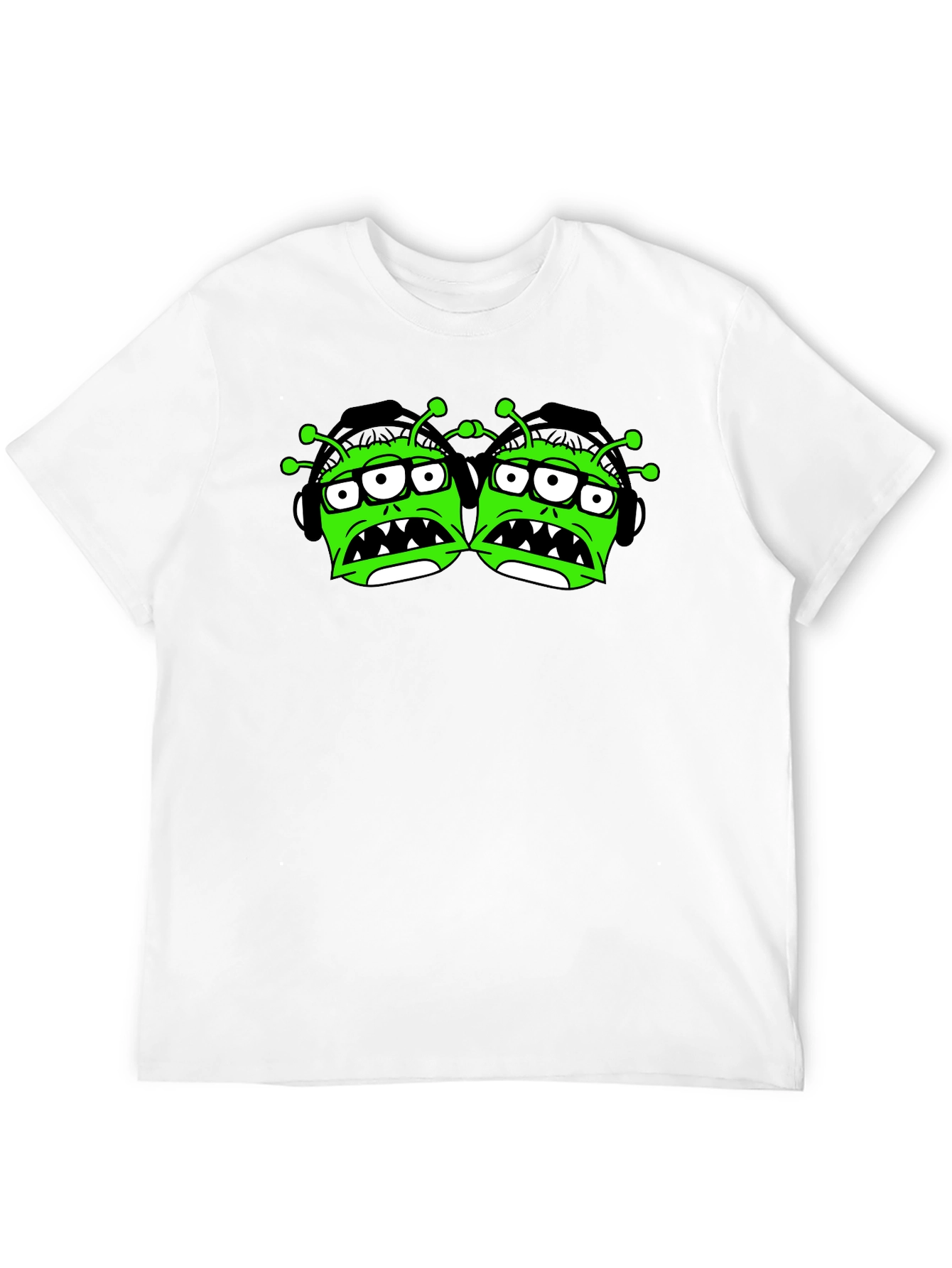 Monster Graphic Tee - Funny Alien Design