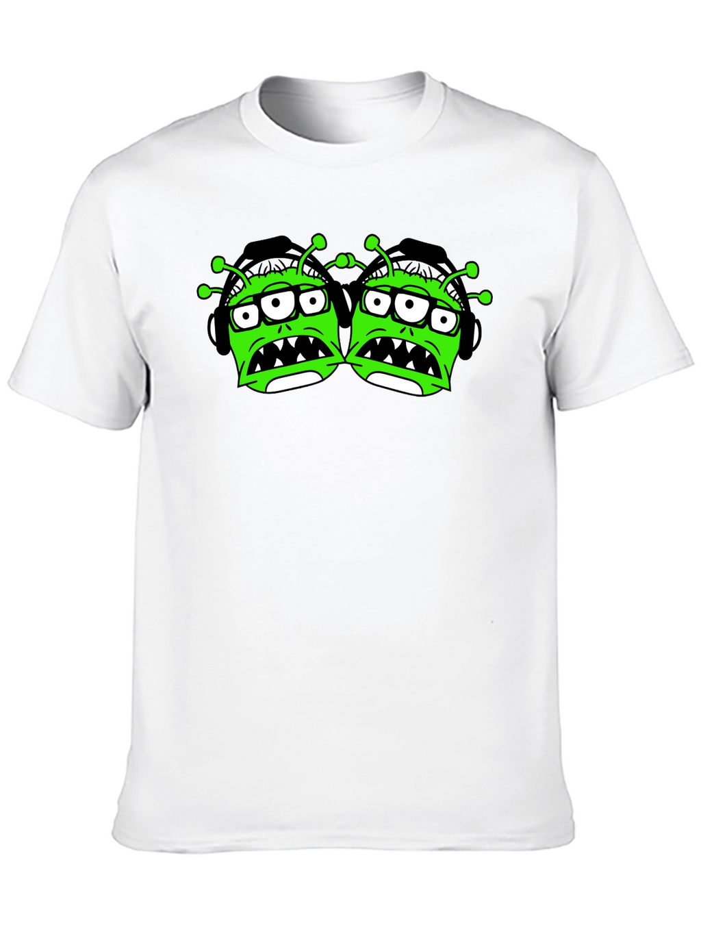Monster Graphic Tee - Funny Alien Design