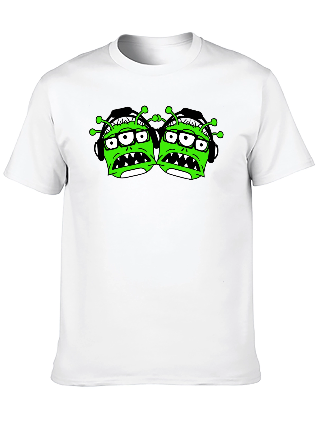 Monster Graphic Tee - Funny Alien Design