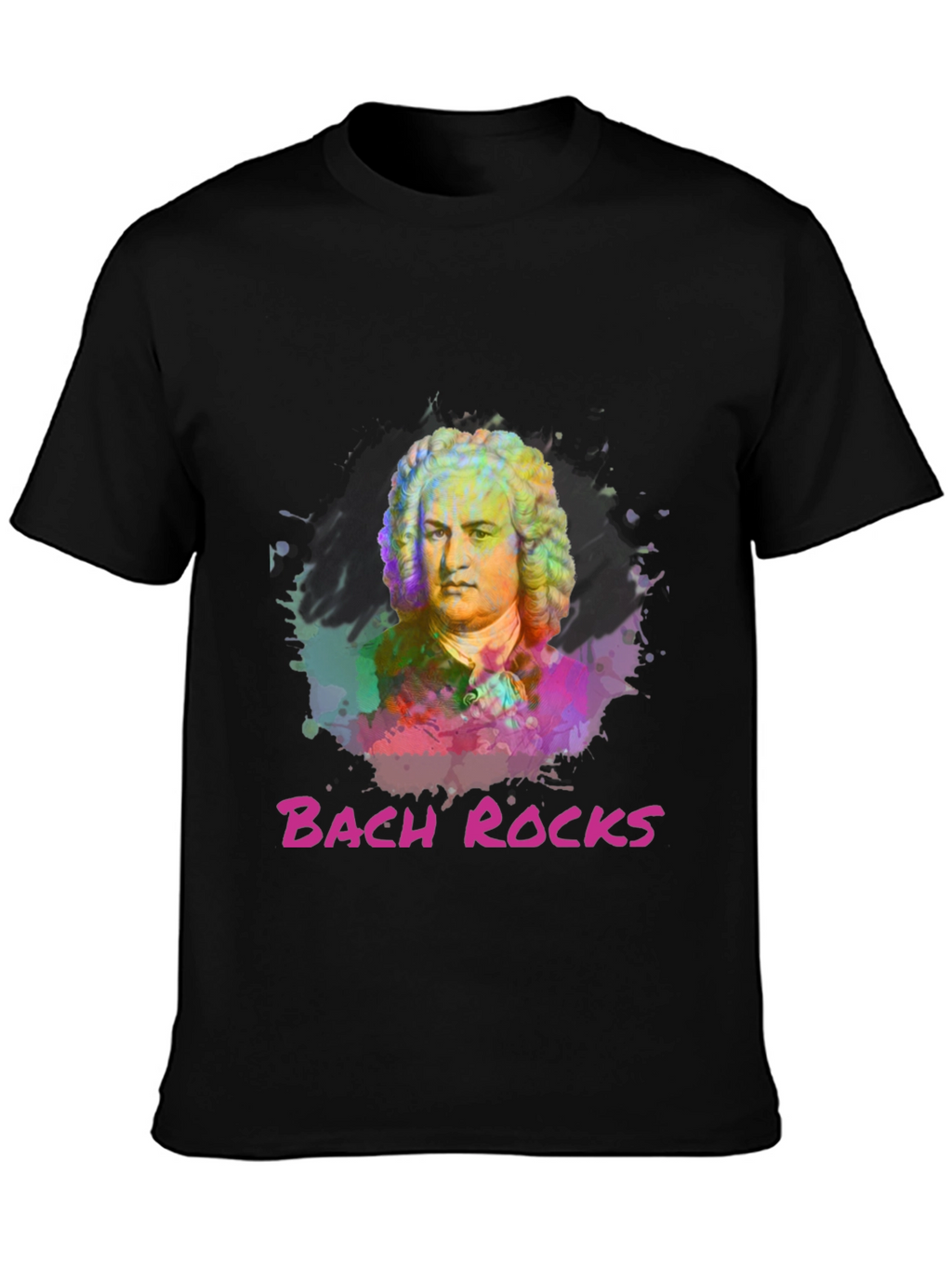 Bach Rocks Graphic T-Shirt