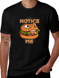 Notice Me Burger Graphic Tee