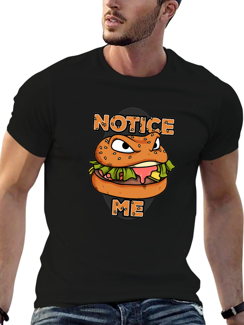 Notice Me Burger Graphic Tee