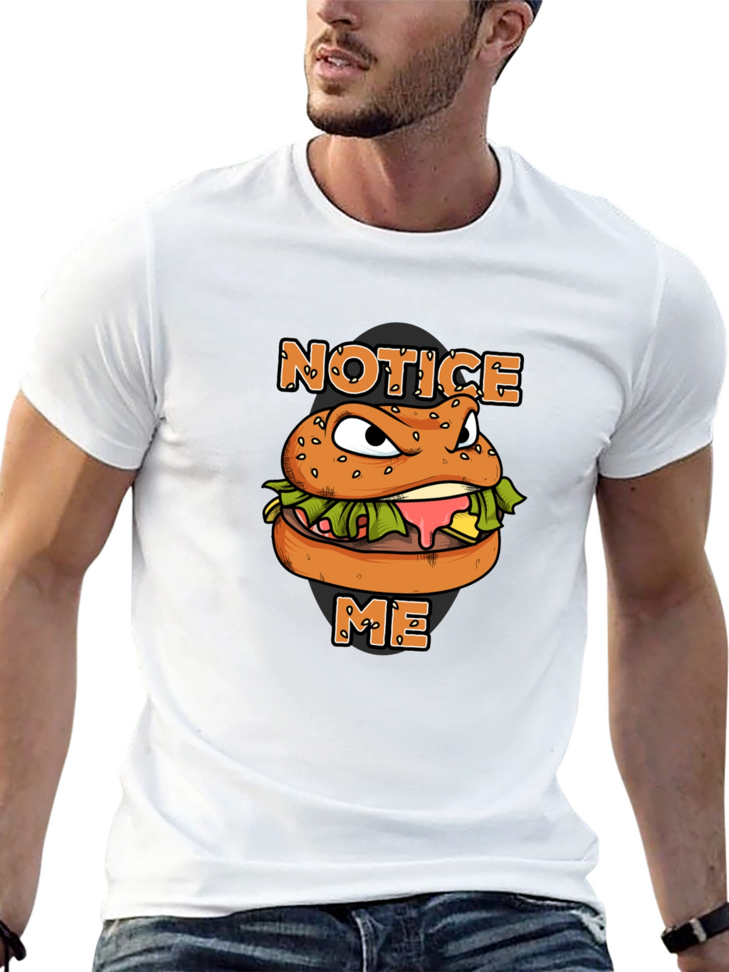 Notice Me Burger Graphic Tee