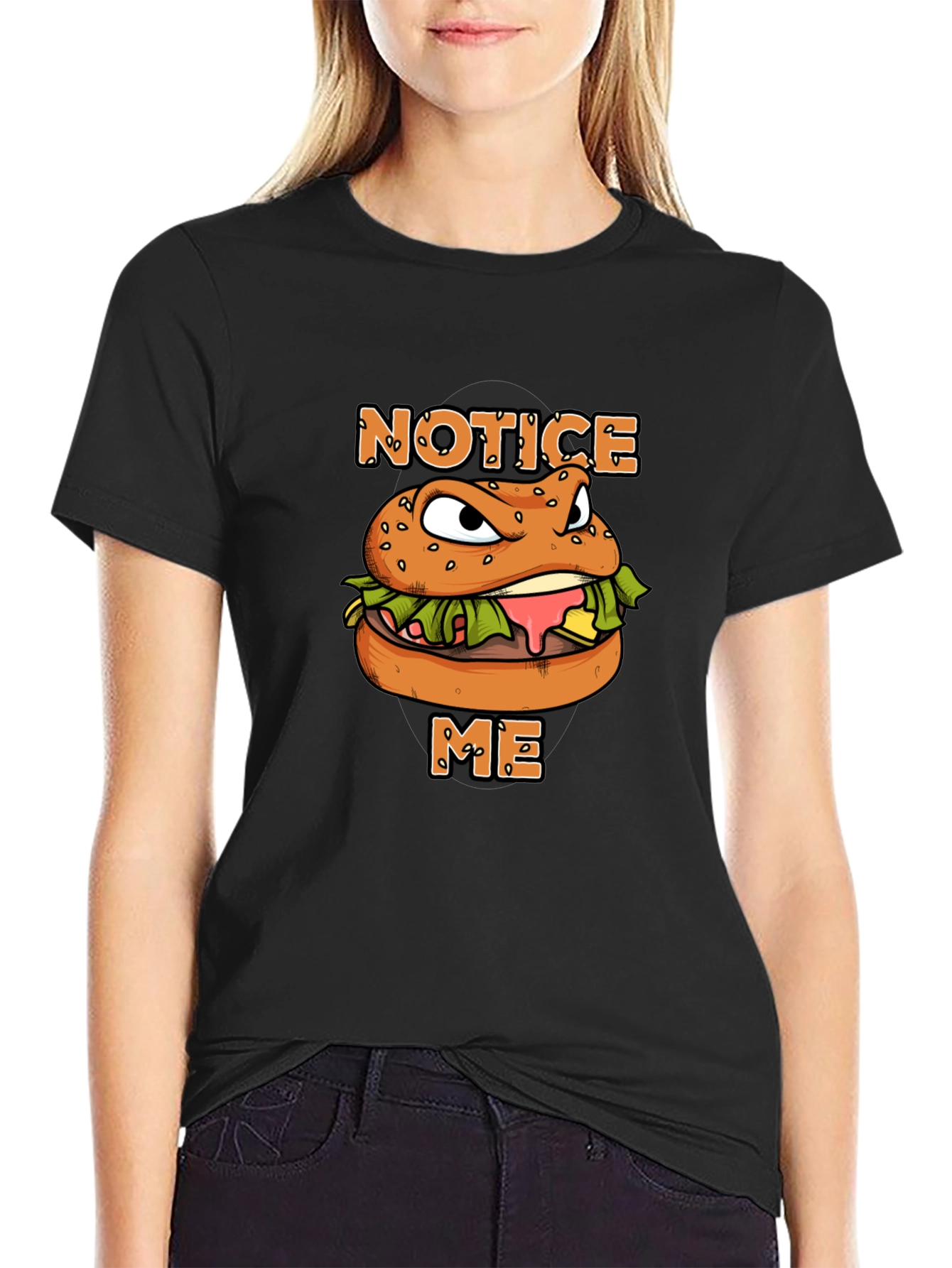 Notice Me Burger Graphic Tee