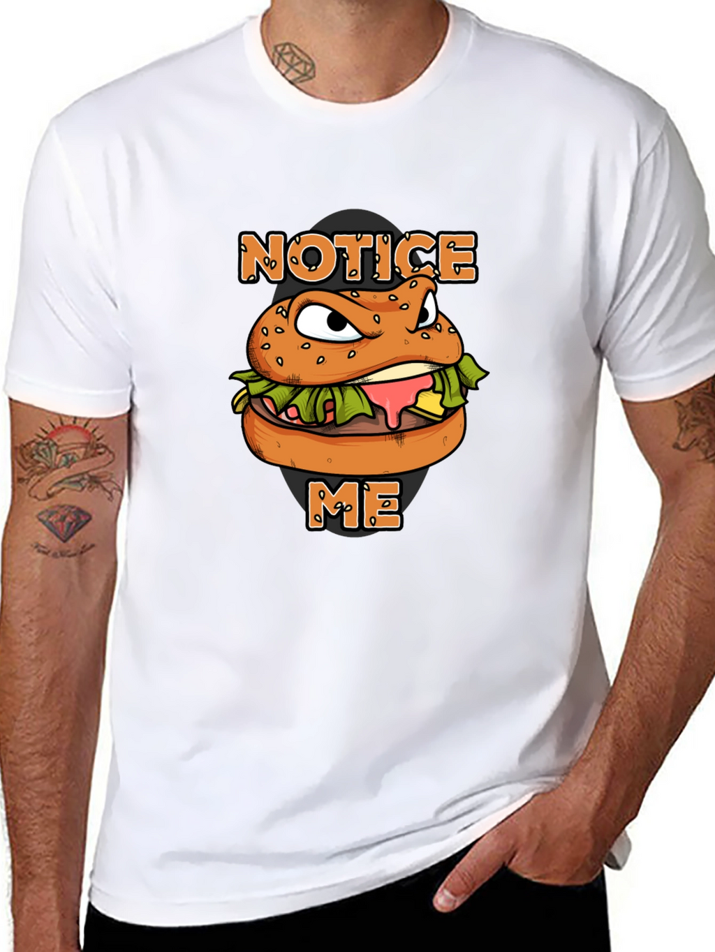 Notice Me Burger Graphic Tee