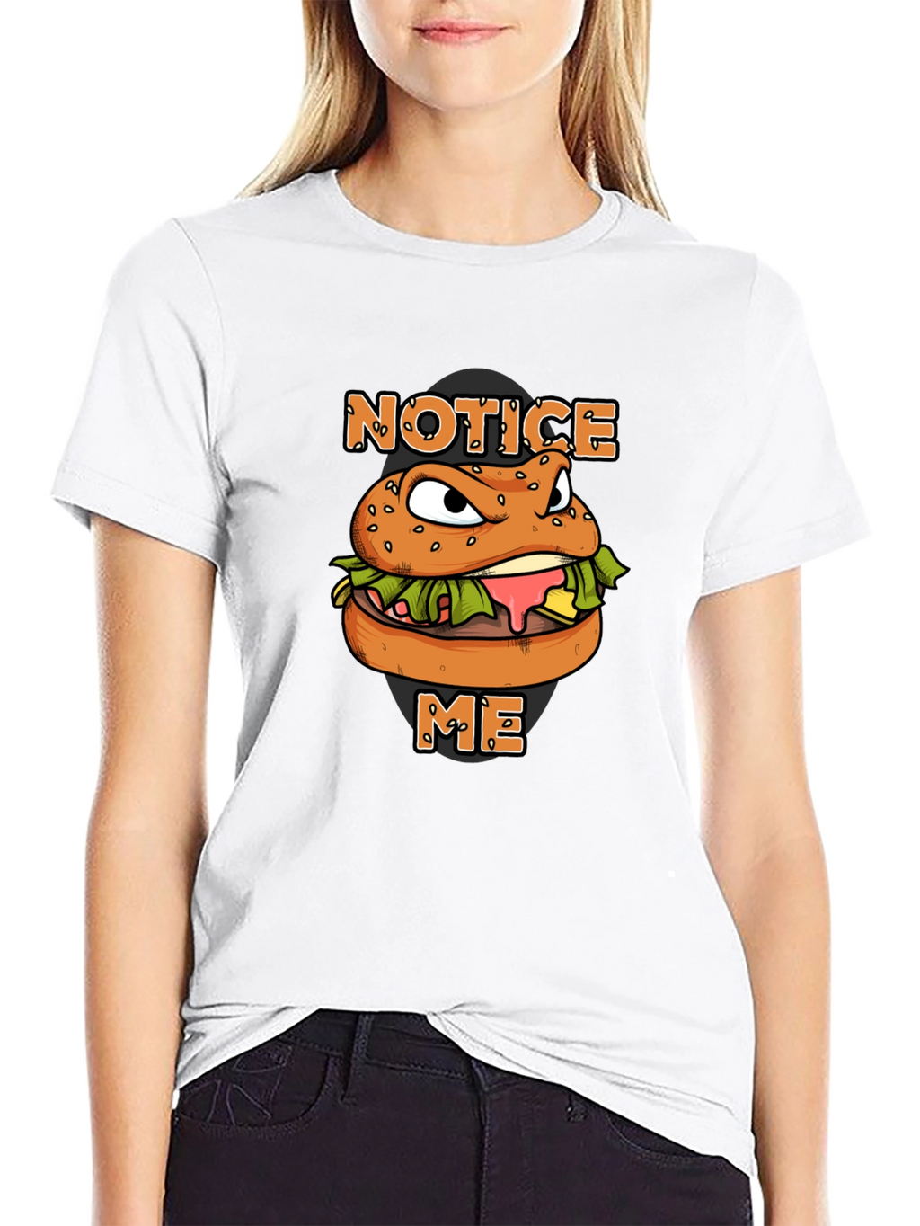 Notice Me Burger Graphic Tee