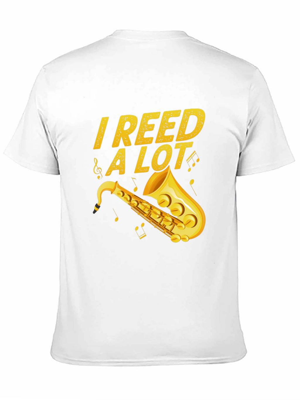 I Reed a Lot Saxophone Musician Black T-Shirt