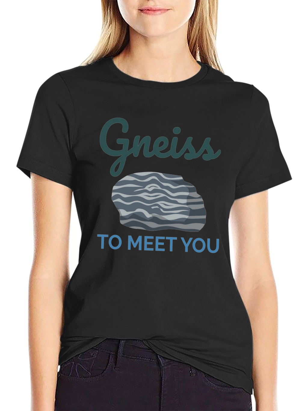Gneiss To Meet You Funny Geology T-Shirt