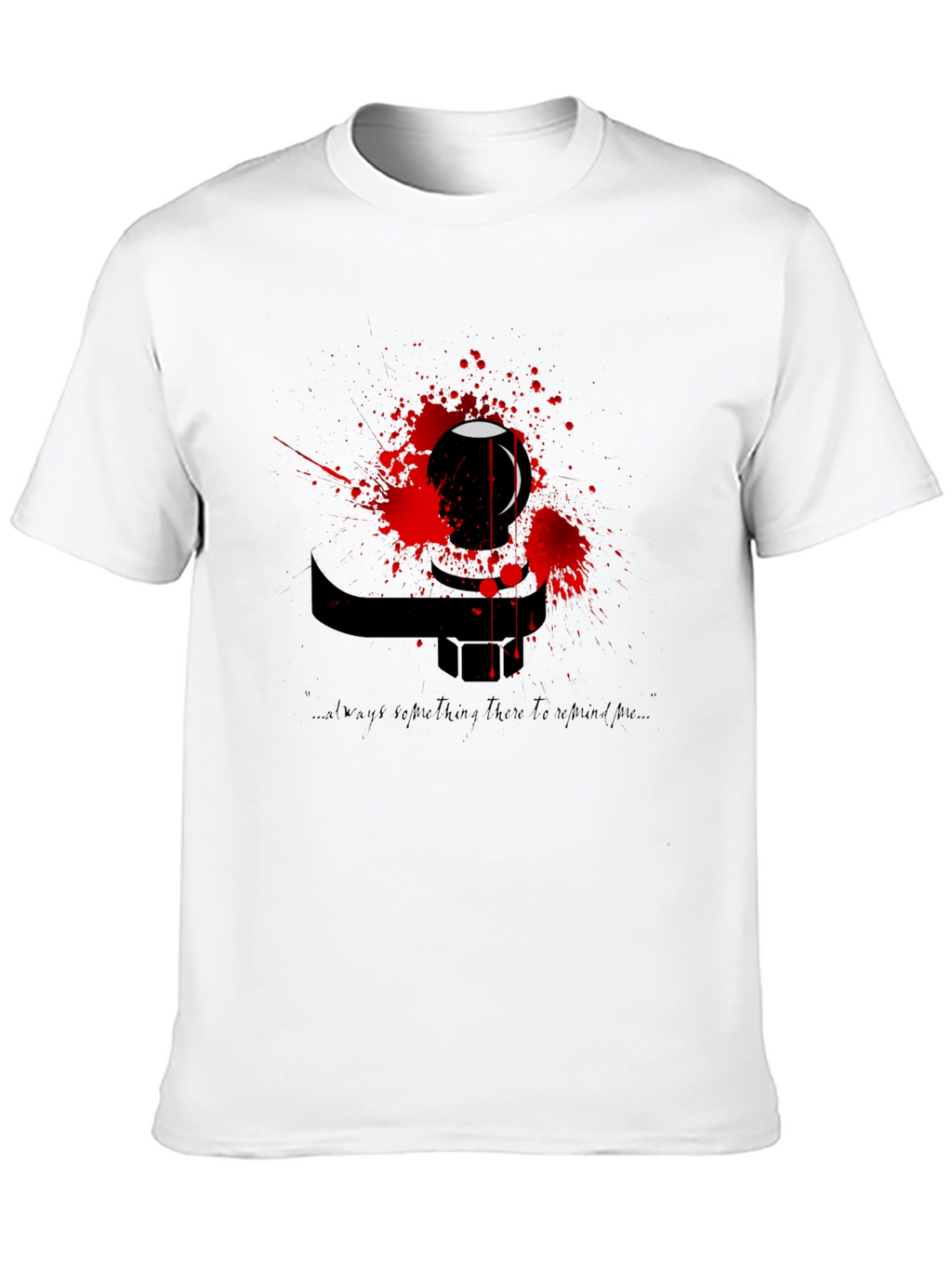 Abstract Graphic Tee - Dark & Edgy Style