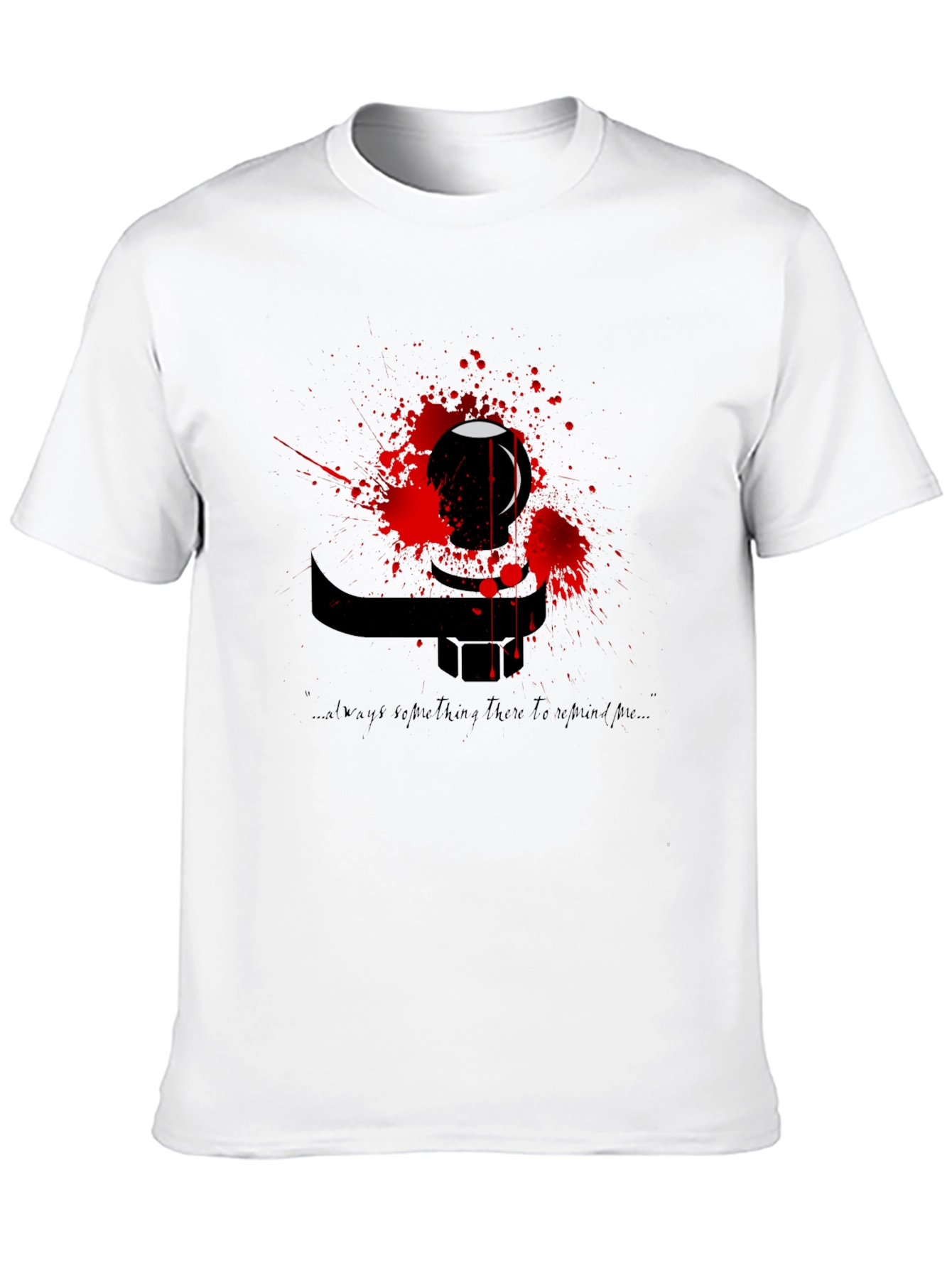 Abstract Graphic Tee - Dark & Edgy Style