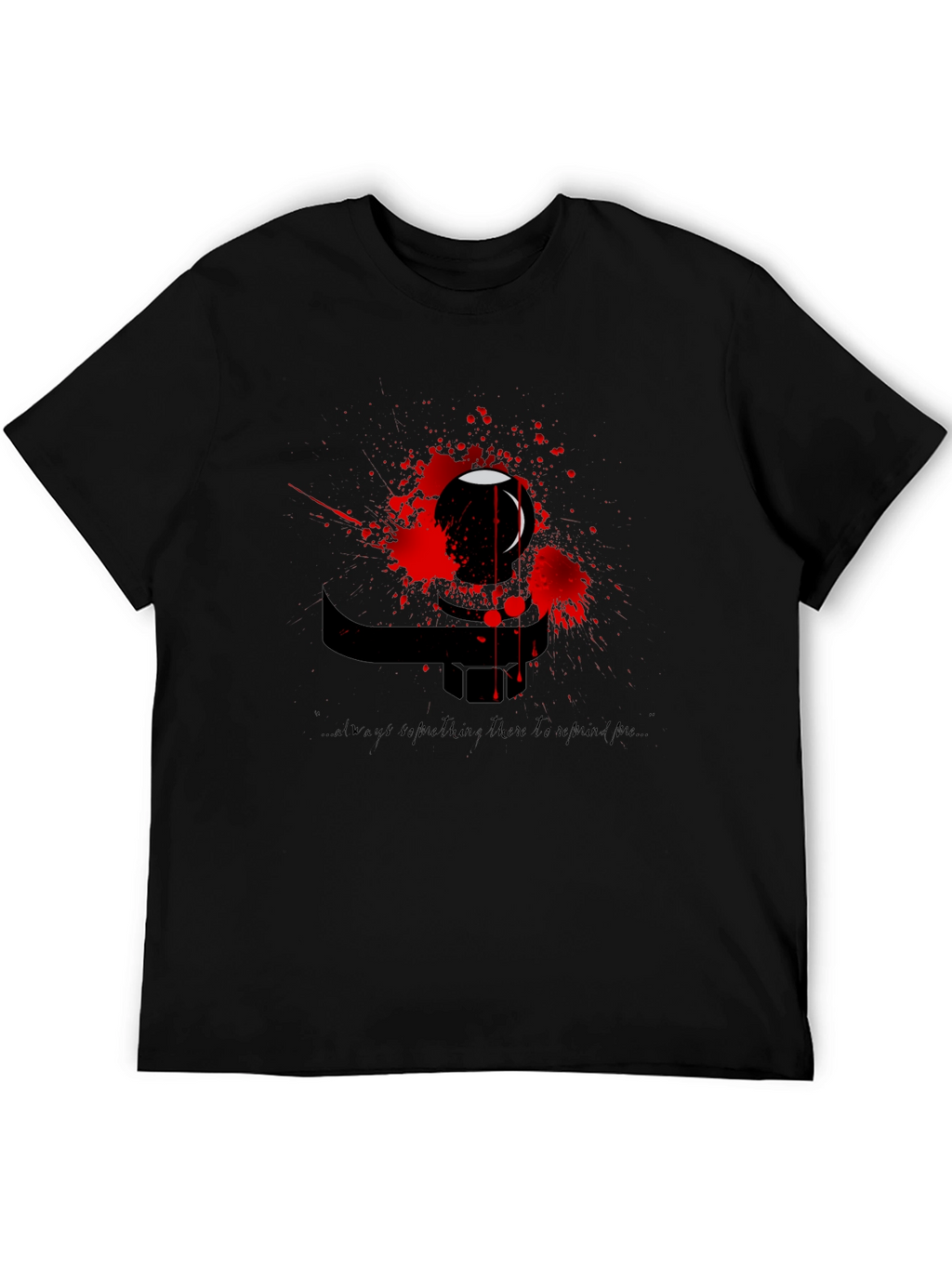 Abstract Graphic Tee - Dark & Edgy Style