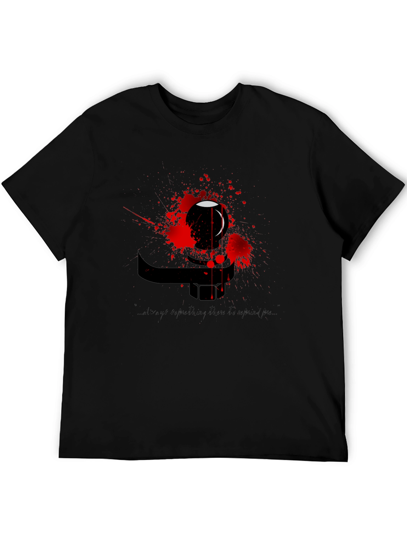 Abstract Graphic Tee - Dark & Edgy Style