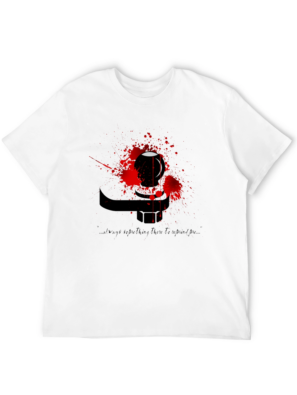 Abstract Graphic Tee - Dark & Edgy Style