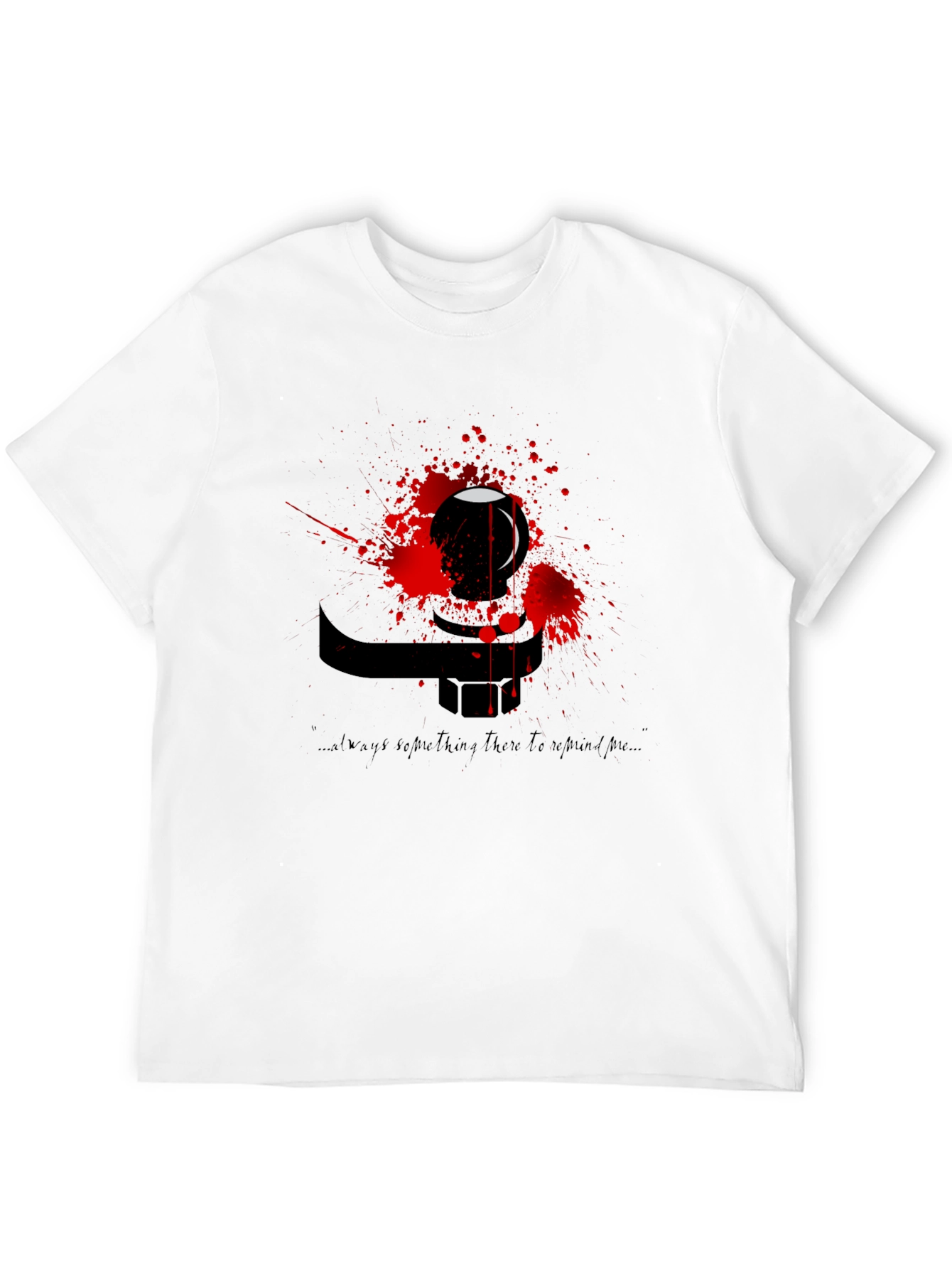 Abstract Graphic Tee - Dark & Edgy Style