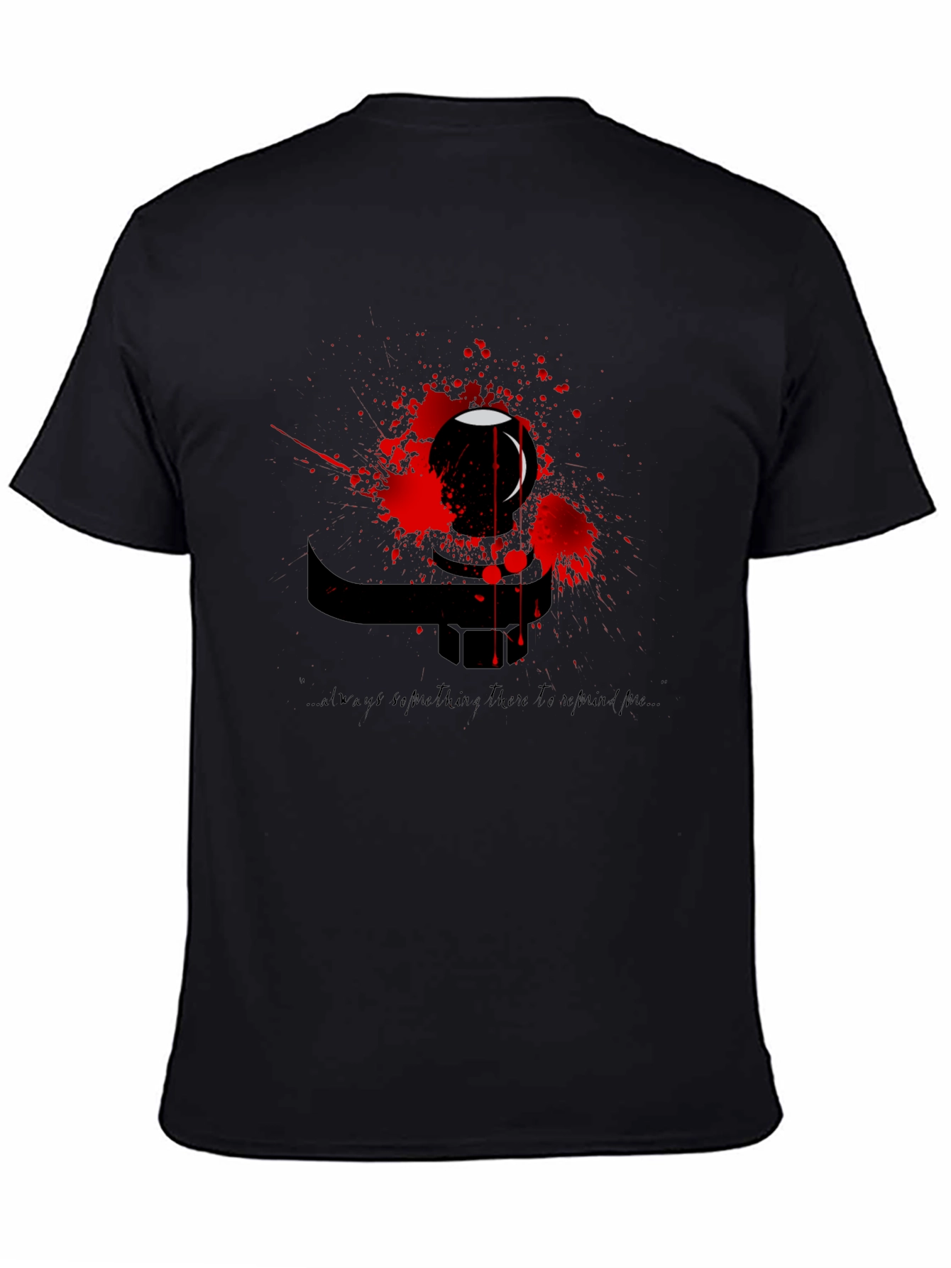 Abstract Graphic Tee - Dark & Edgy Style