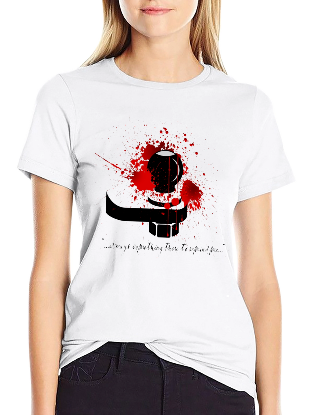Abstract Graphic Tee - Dark & Edgy Style