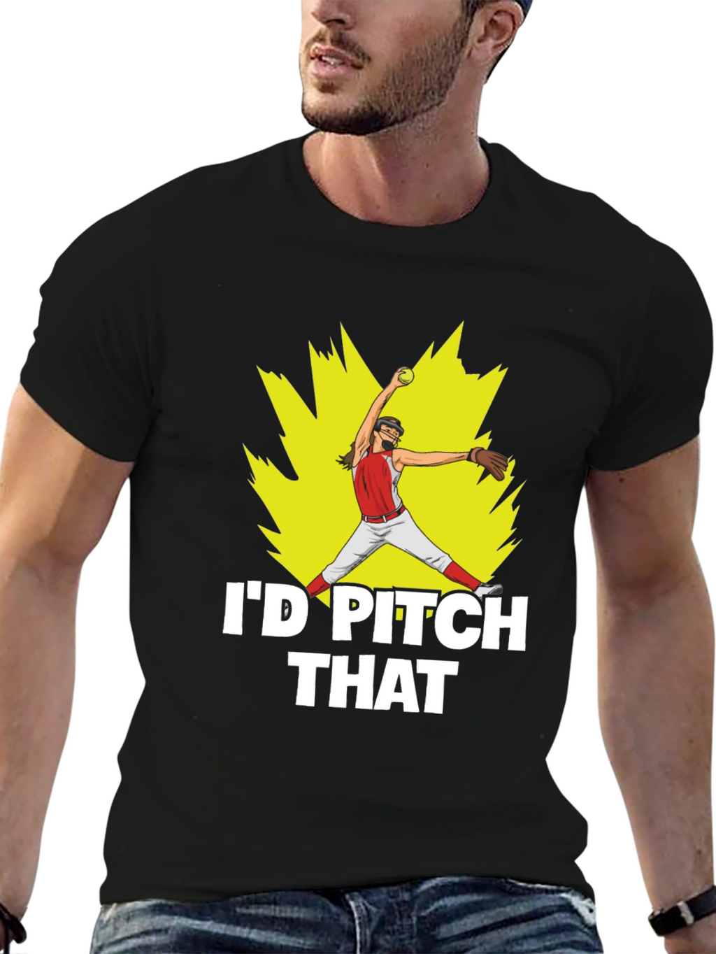 Id Pitch That Black T-Shirt