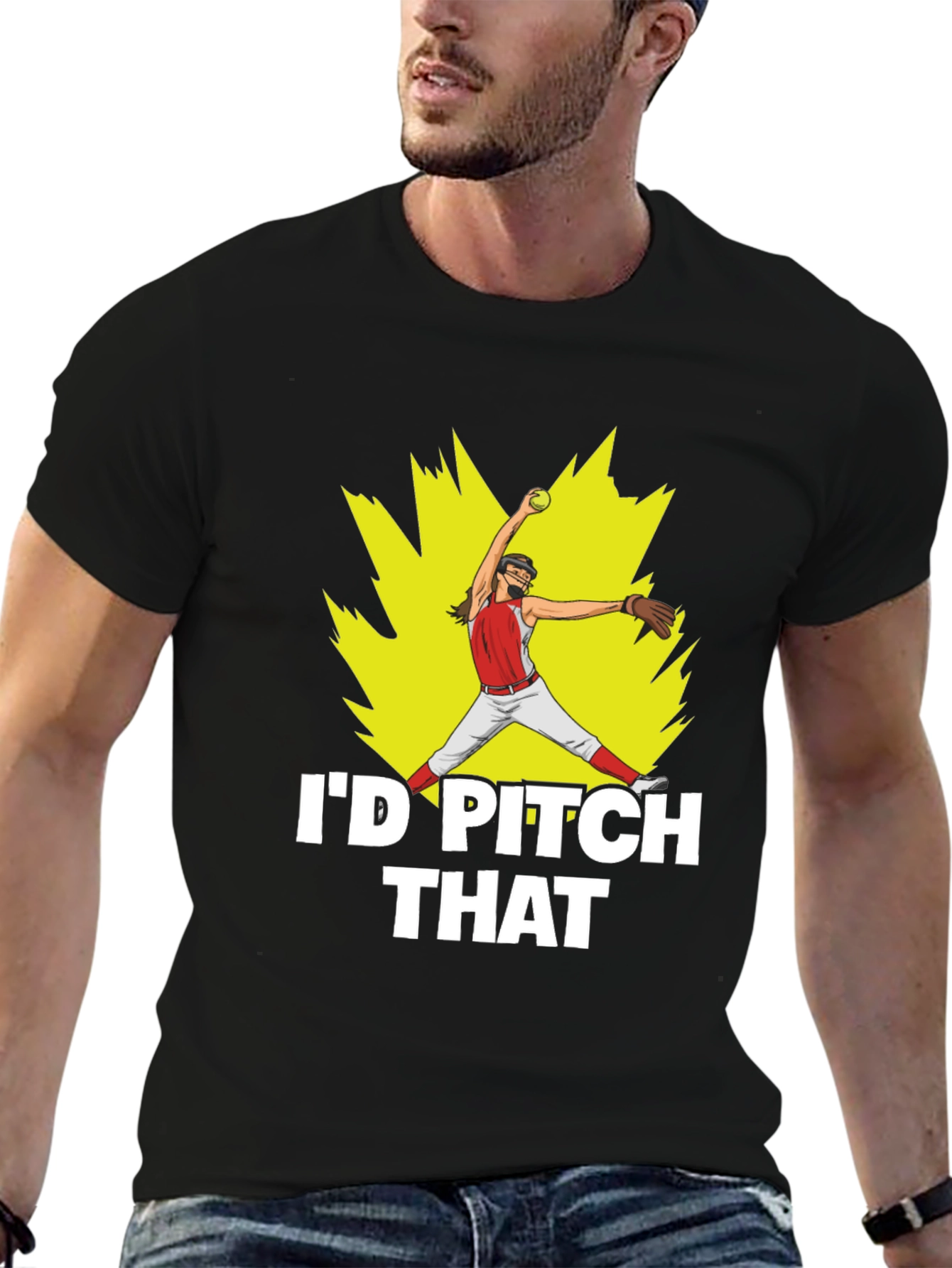 Id Pitch That Black T-Shirt