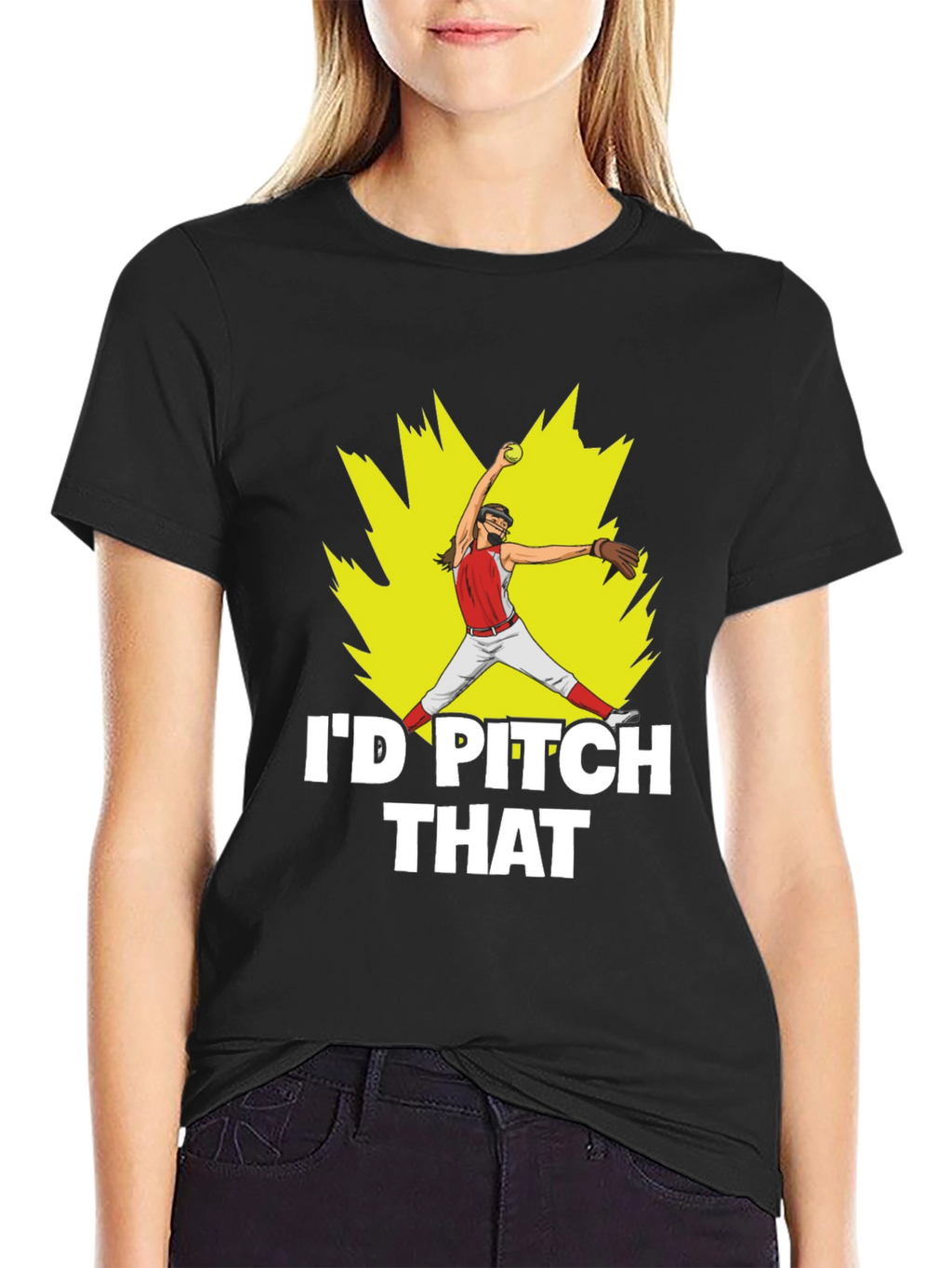 Id Pitch That Black T-Shirt