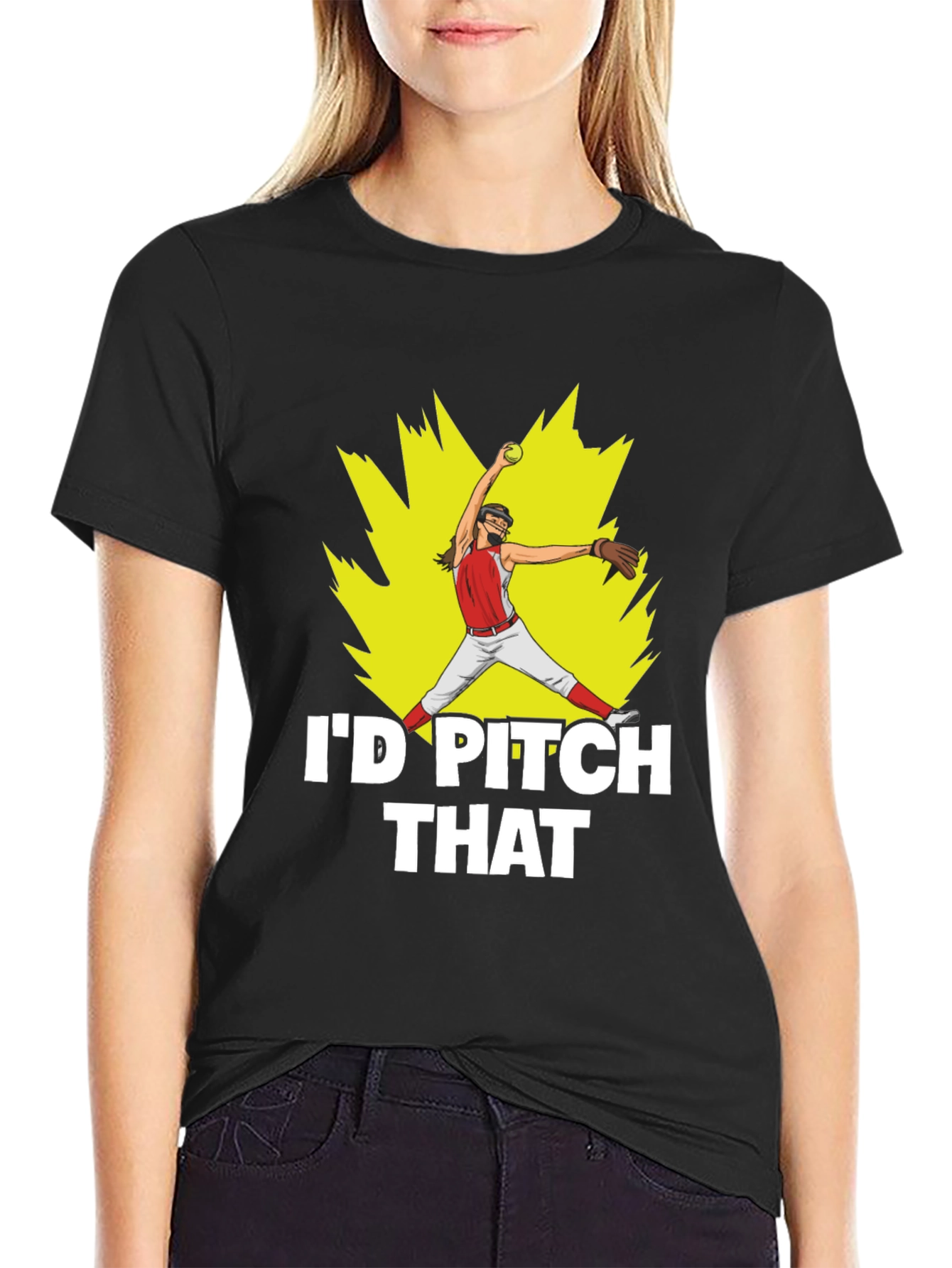 Id Pitch That Black T-Shirt