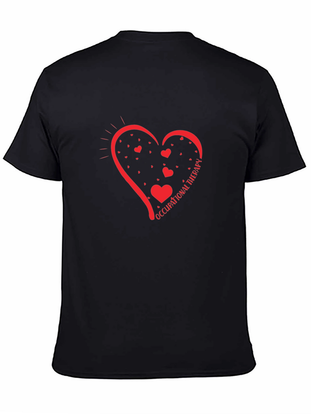 Occupational Therapy Heart T-Shirt - Black