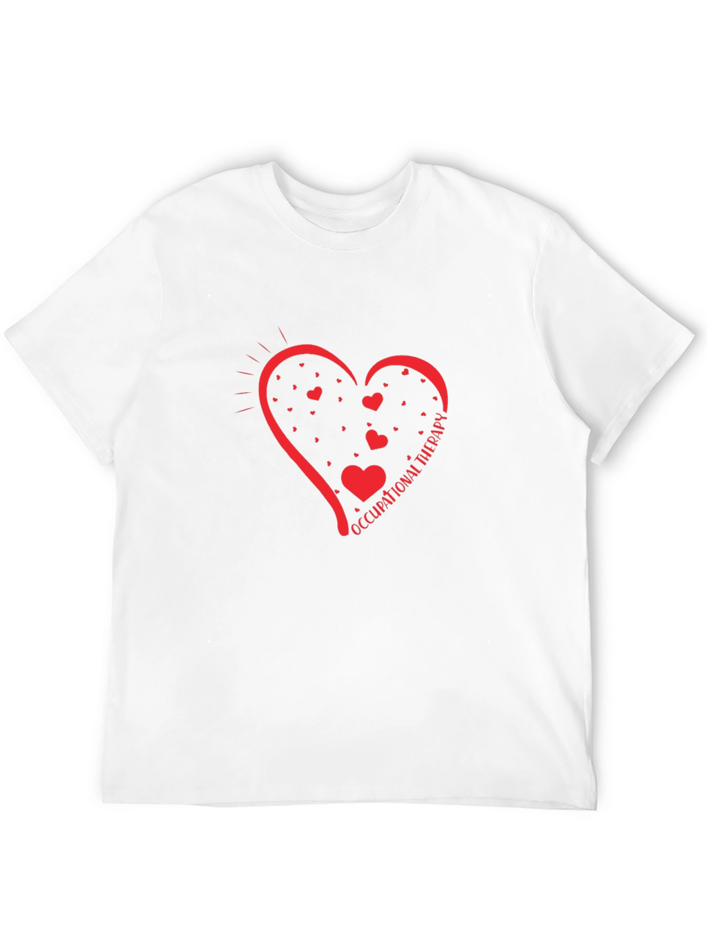 Occupational Therapy Heart T-Shirt - Black
