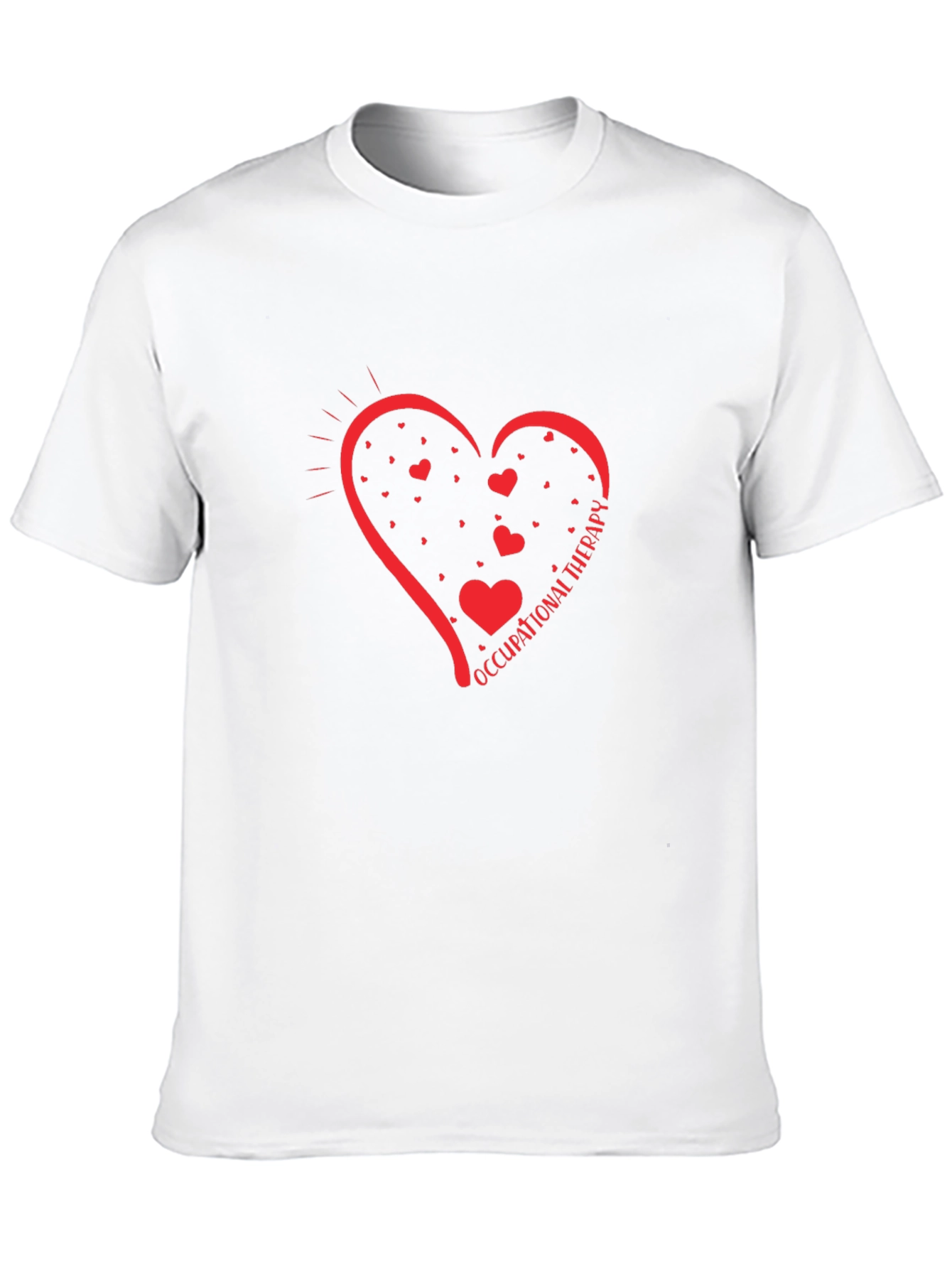 Occupational Therapy Heart T-Shirt - Black