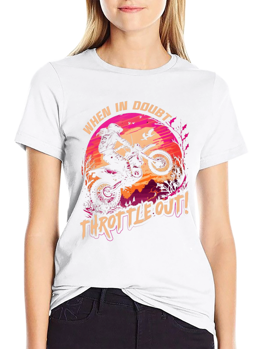 Throttle Out T-Shirt: Motocross Adventure Tee