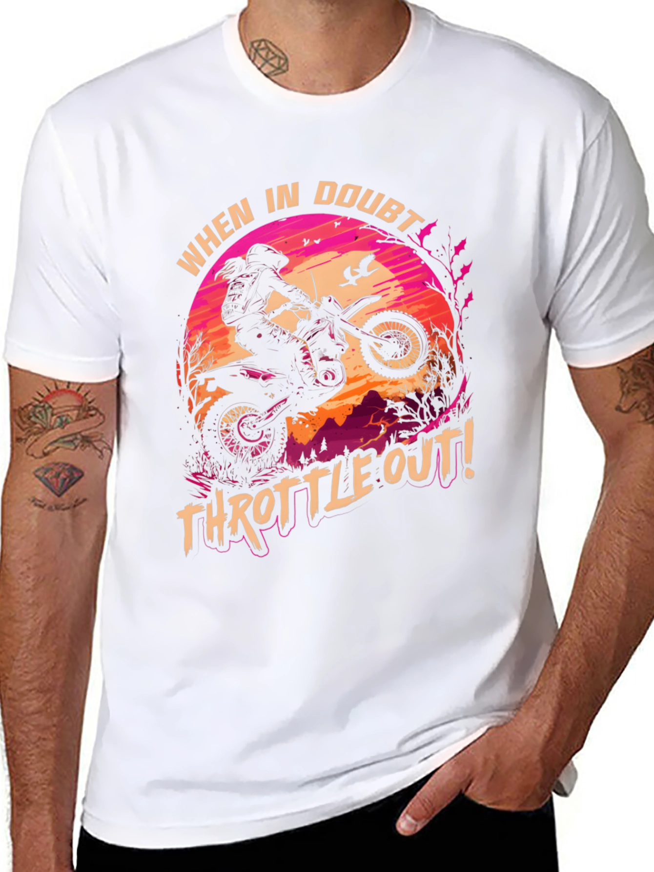 Throttle Out T-Shirt: Motocross Adventure Tee
