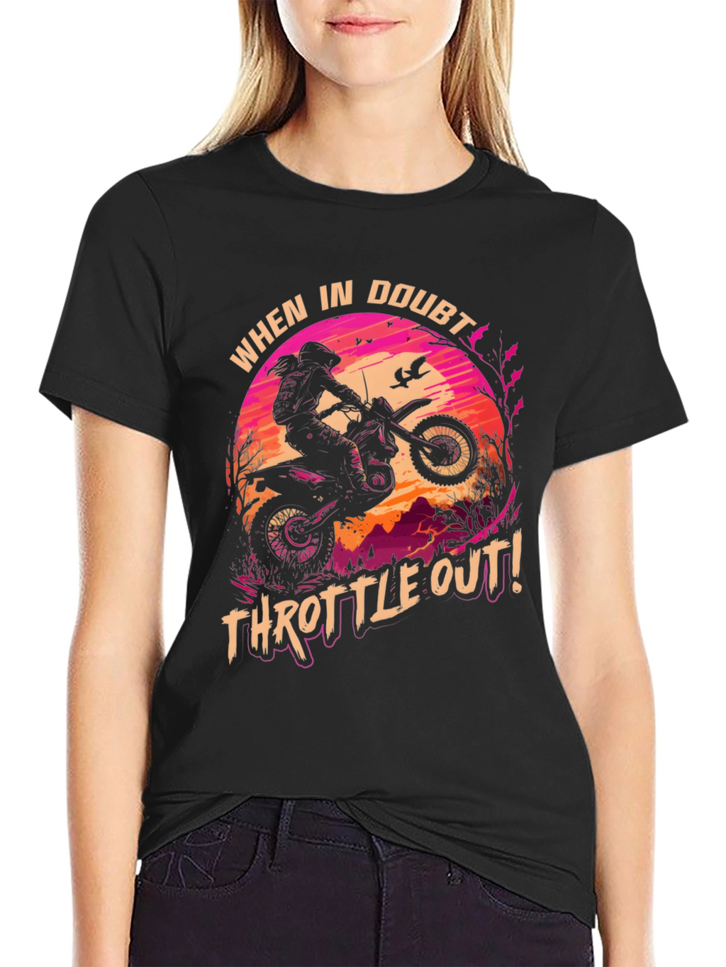 Throttle Out T-Shirt: Motocross Adventure Tee