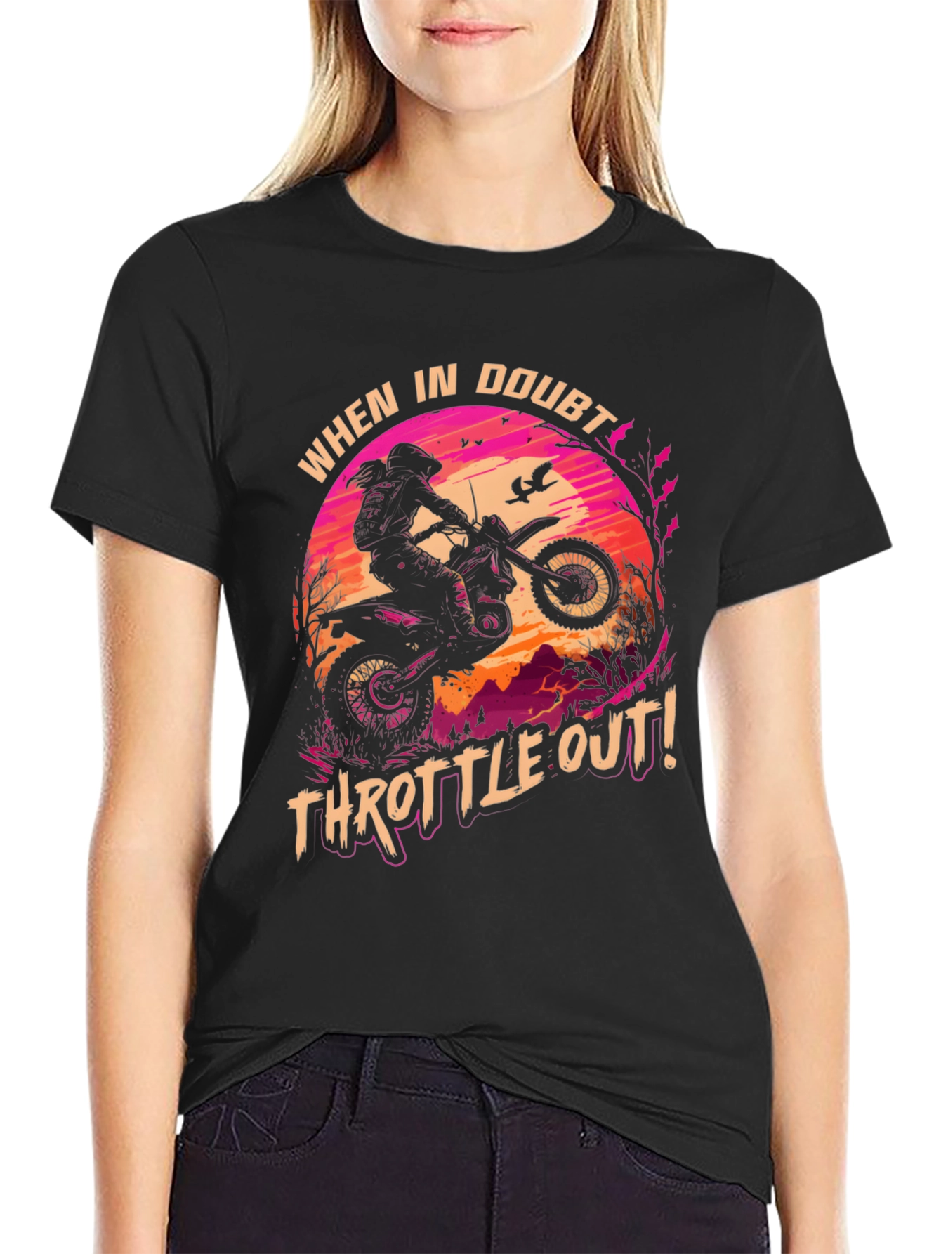 Throttle Out T-Shirt: Motocross Adventure Tee