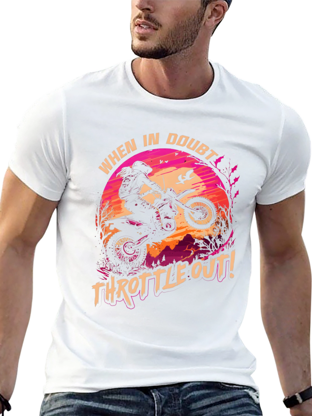 Throttle Out T-Shirt: Motocross Adventure Tee