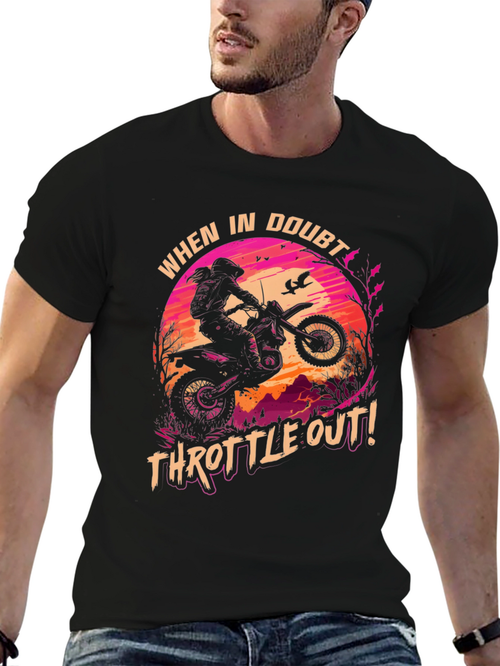 Throttle Out T-Shirt: Motocross Adventure Tee