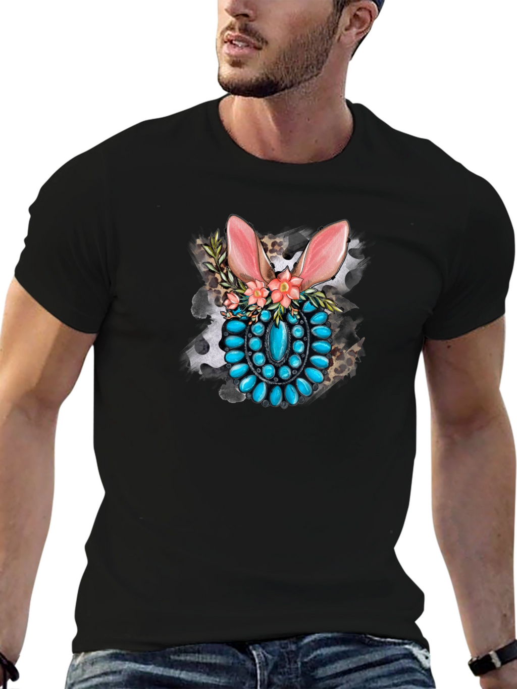 Bunny Turquoise Stone T-Shirt