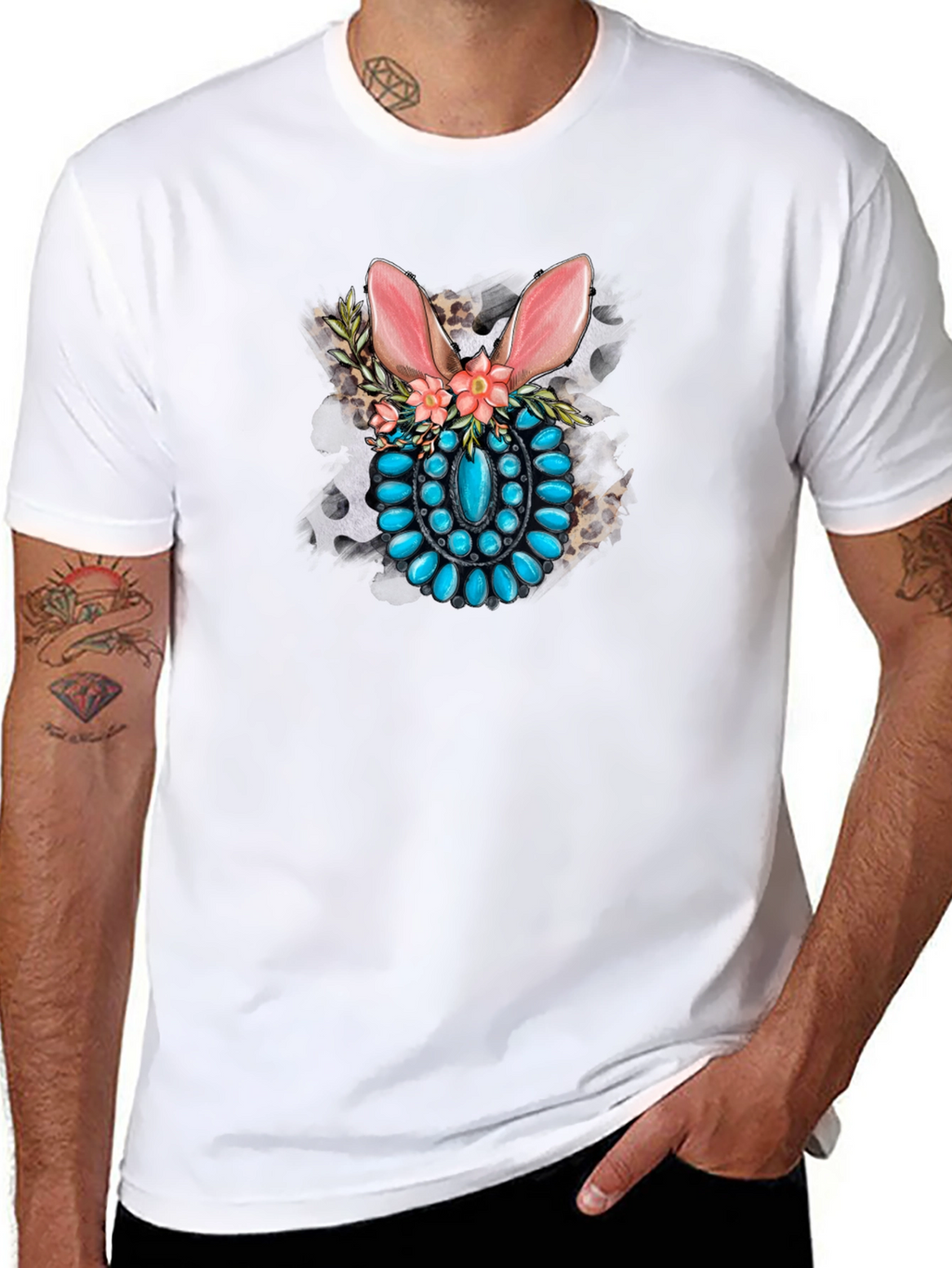 Bunny Turquoise Stone T-Shirt