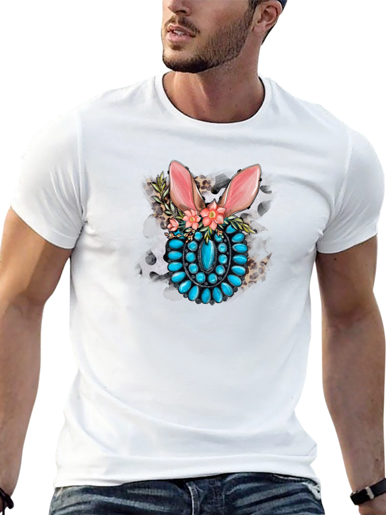 Bunny Turquoise Stone T-Shirt