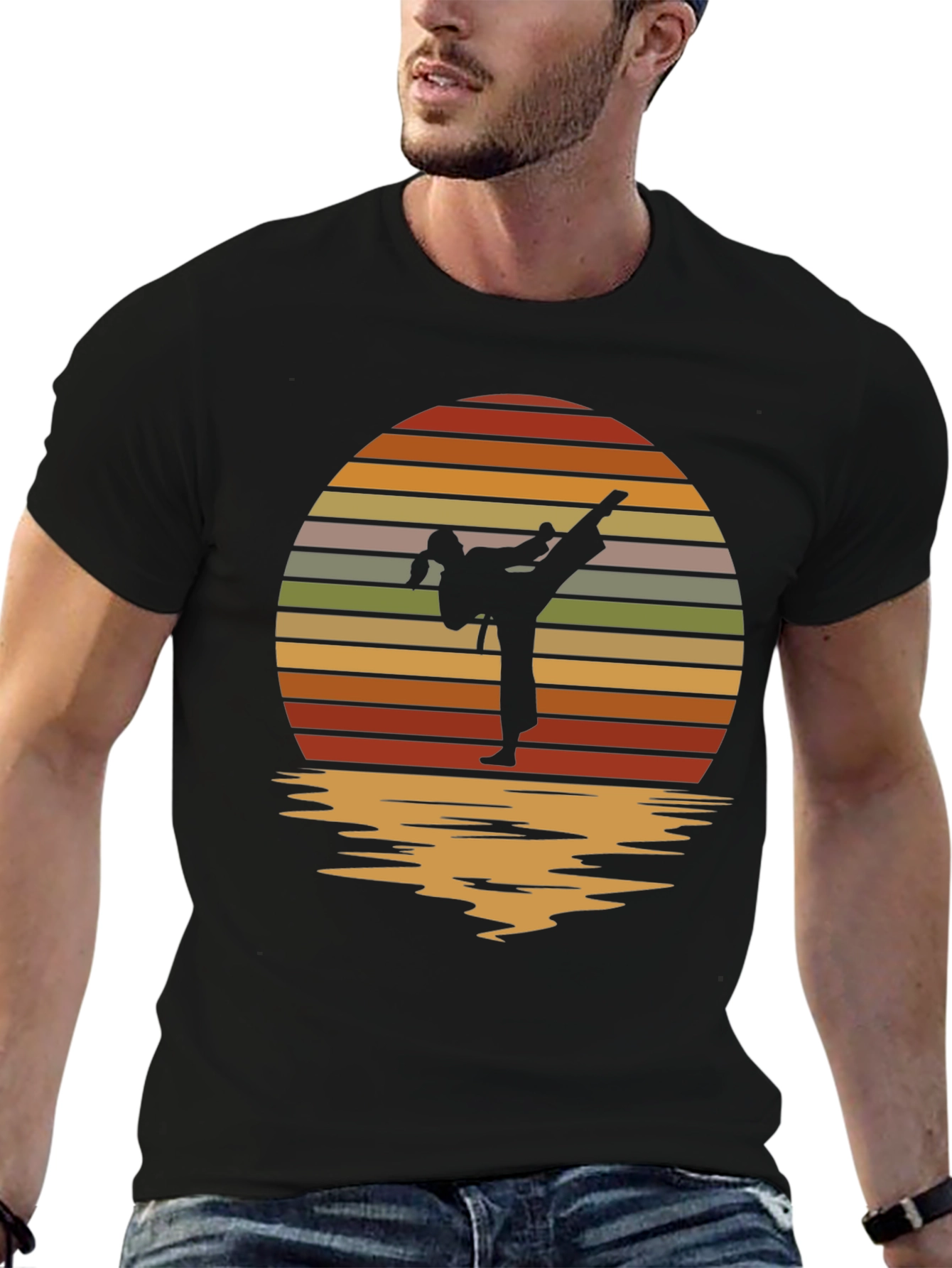 Karate Sunset T-Shirt - Martial Arts Apparel
