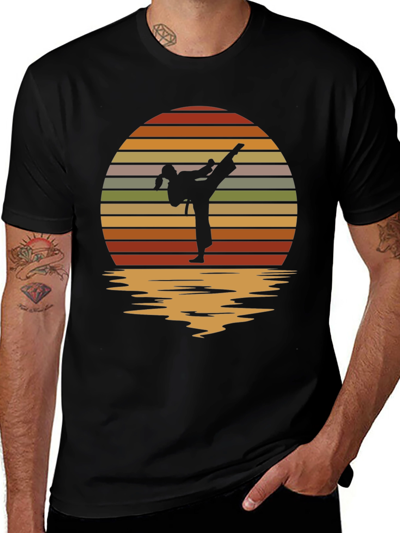 Karate Sunset T-Shirt - Martial Arts Apparel