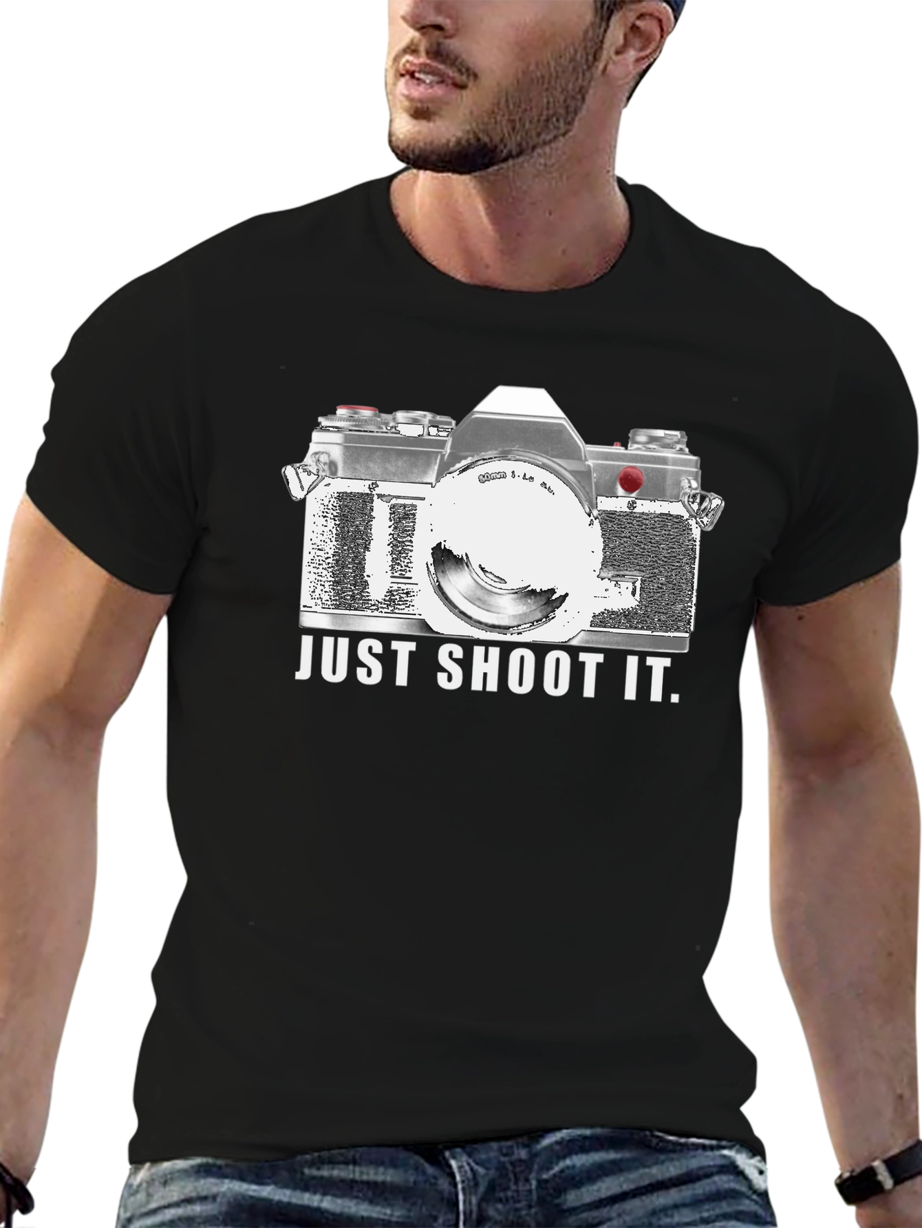 Just Shoot It Camera Graphic Tee