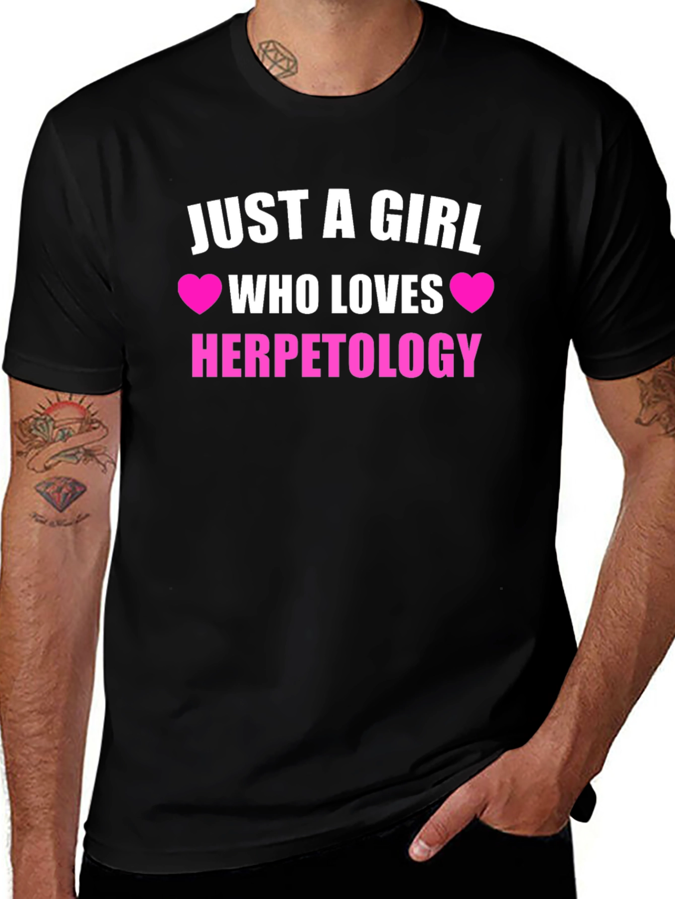 Just a Girl Who Loves Herpetology T-Shirt