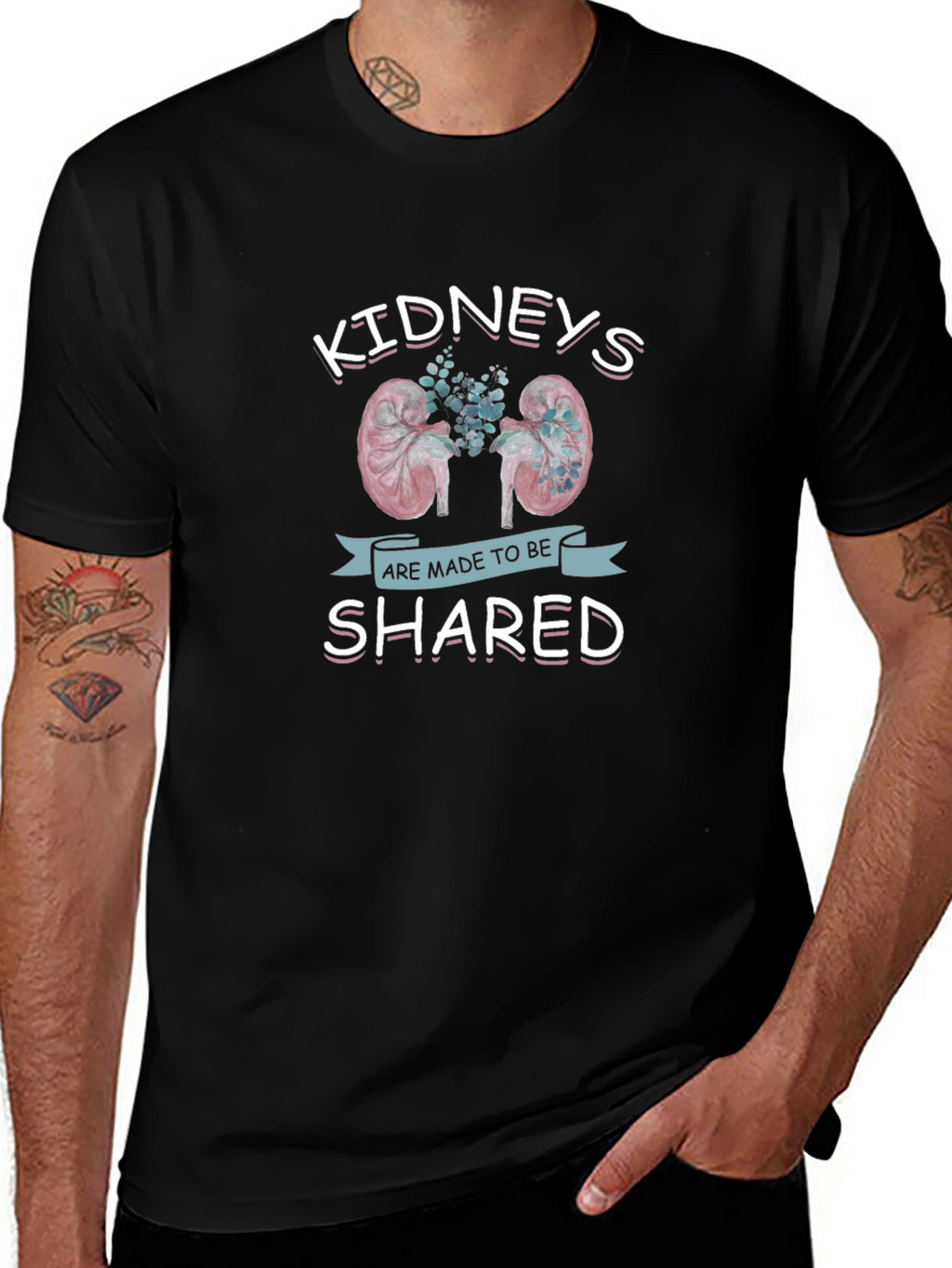 Kidneys Are Made to Be Shared Graphic T-Shirt